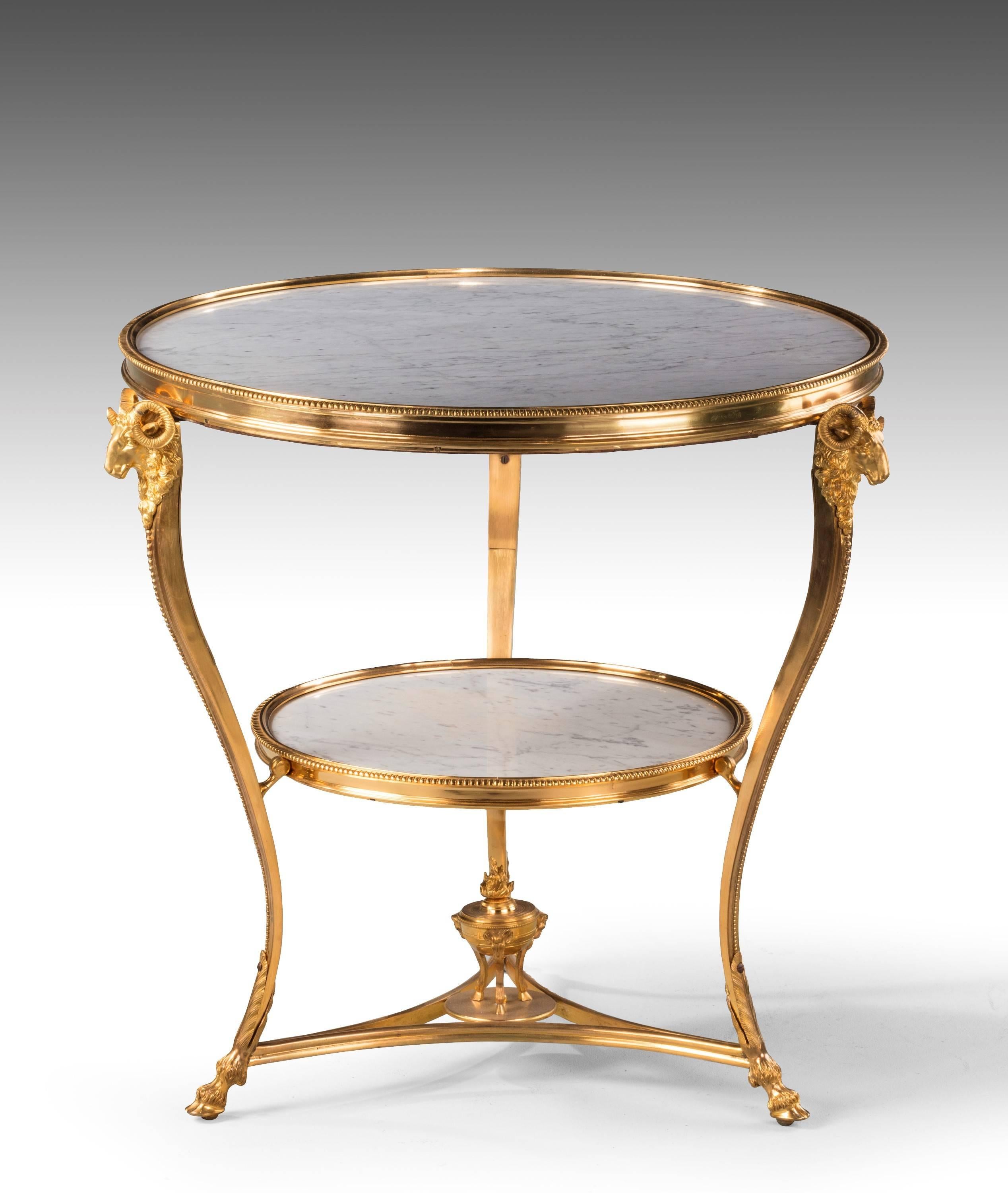 Late 19th Century French Two-Tier Gueridon 2