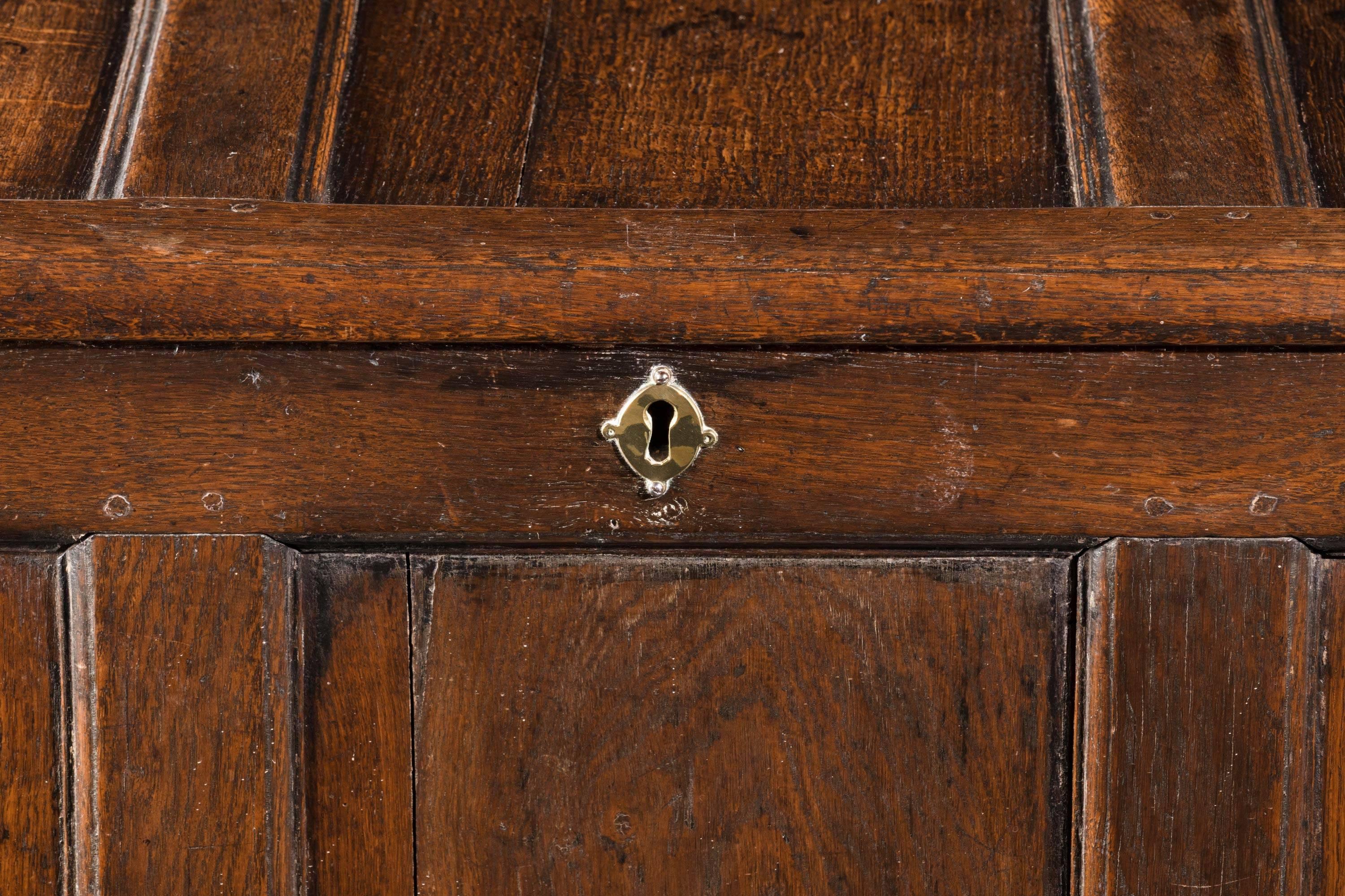 Early 18th Century Oak Panelled Kist with an Excellent Patina 3