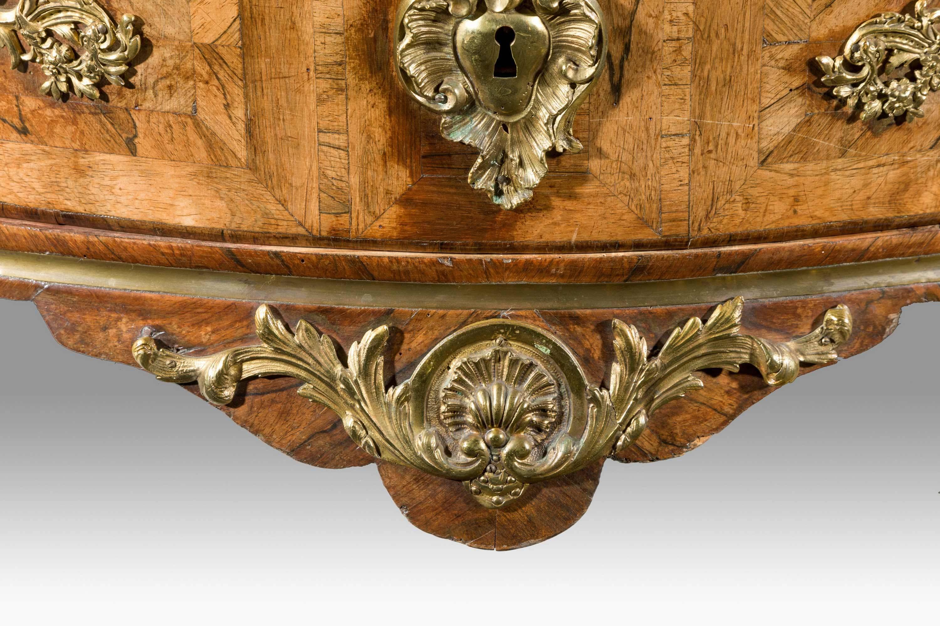 18th Century Louis XV Bombe Kingwood Commode from the Cartland Estate