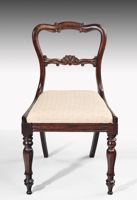 Set of Four Early Victorian Period Single Chairs For Sale at 1stdibs