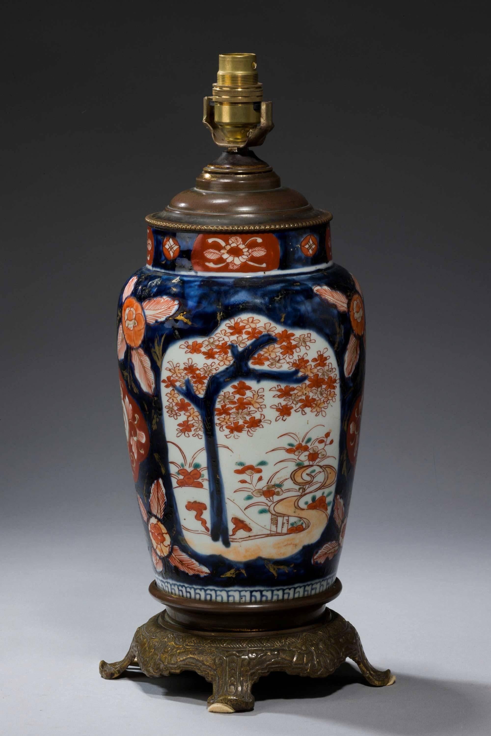 imari lamp