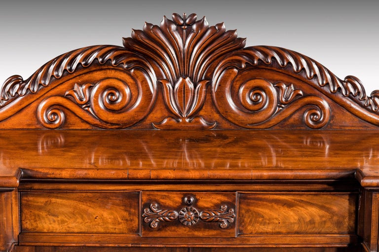 Late Regency Period Mahogany Sideboard of Outstanding Quality at 1stDibs