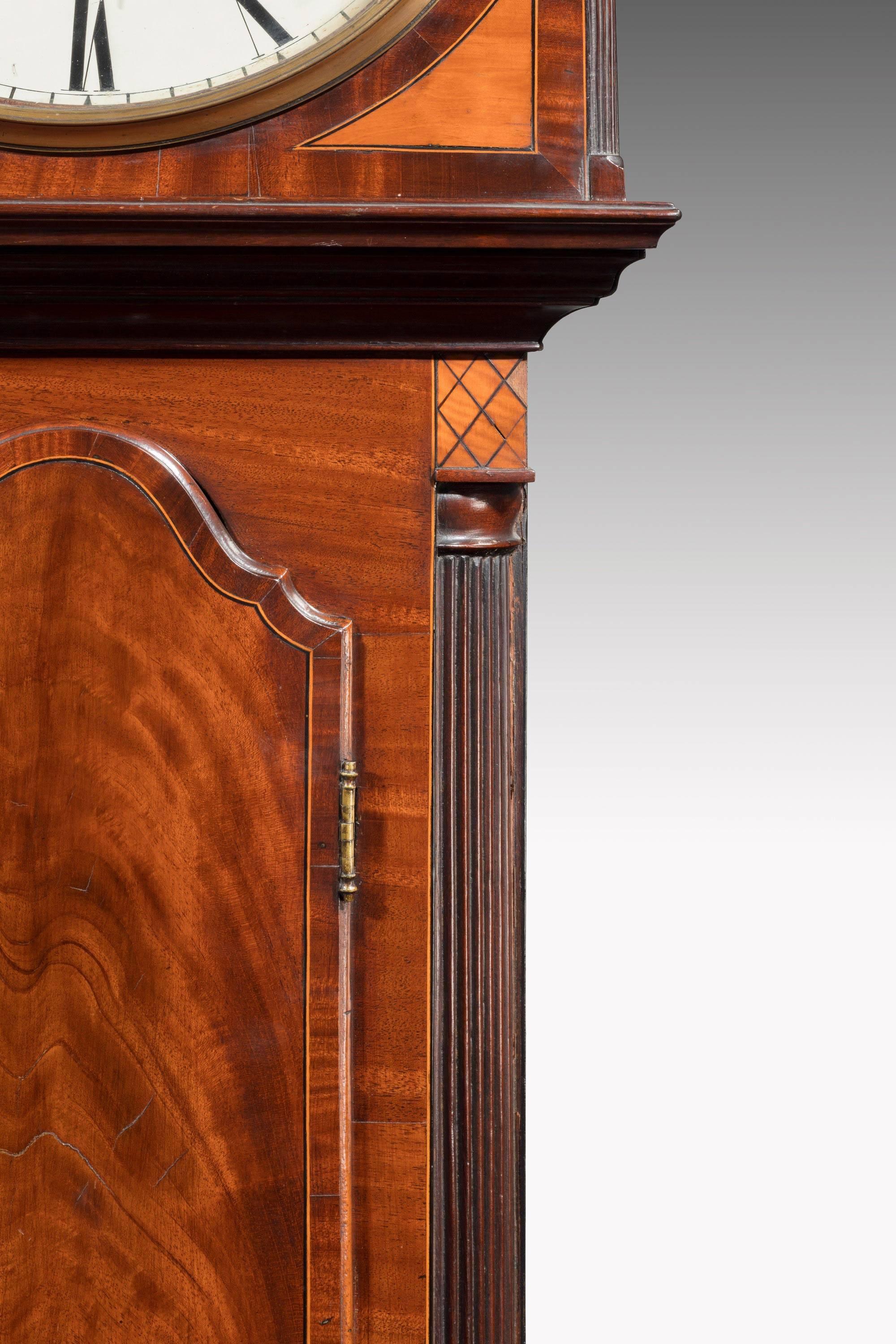 19th Century Mahogany Longcase Clock by William Coulie of Marykirk 1