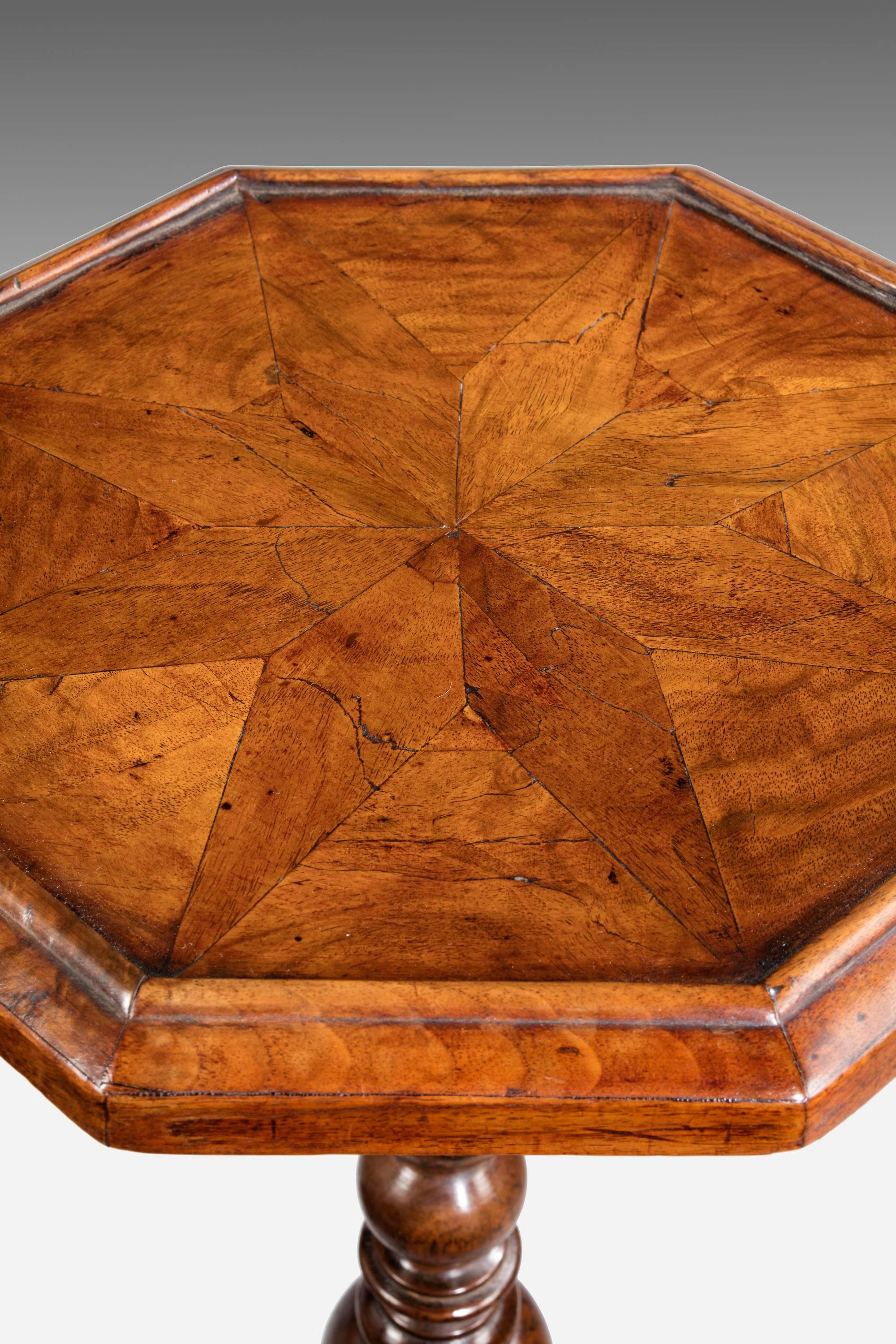 William and Mary Period Walnut Candle Stand In Excellent Condition In Peterborough, Northamptonshire