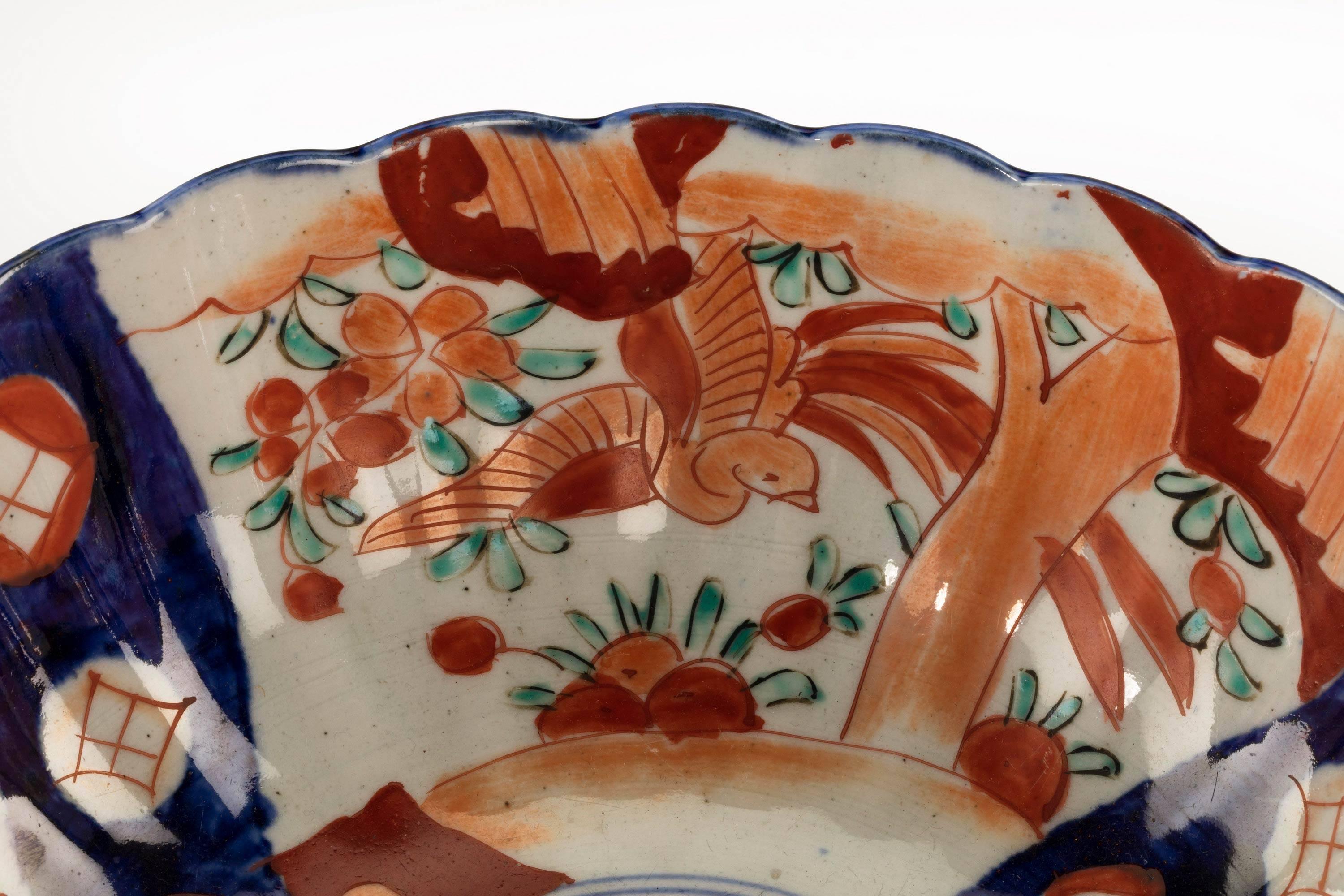 Mid-19th Century Japanese Pottery Porcelain Bowl In Excellent Condition In Peterborough, Northamptonshire