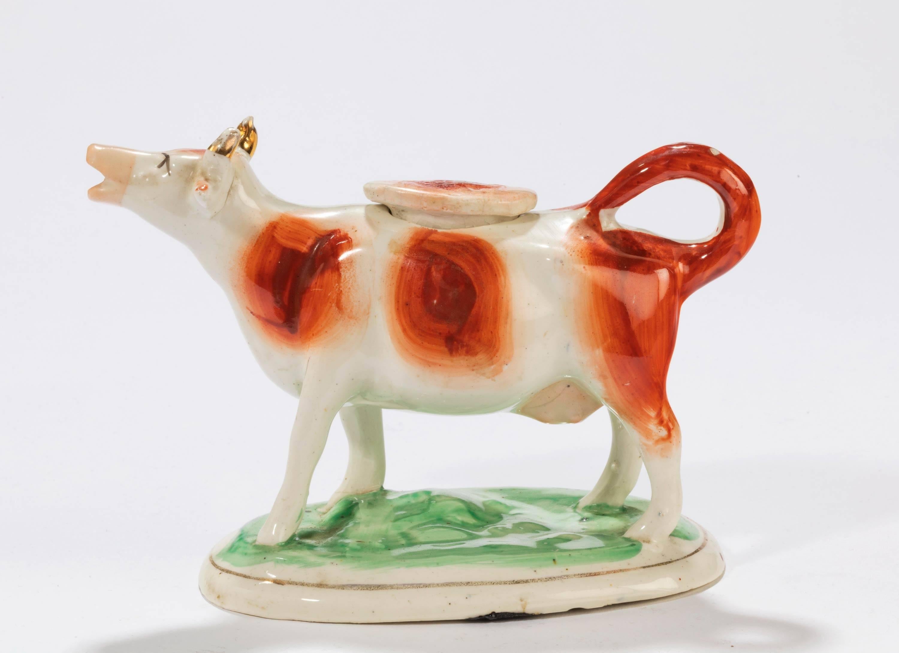 Collection of Five 20th Century Cow Creamers 4