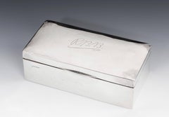 Early 20th Century Silver Cigarette Box