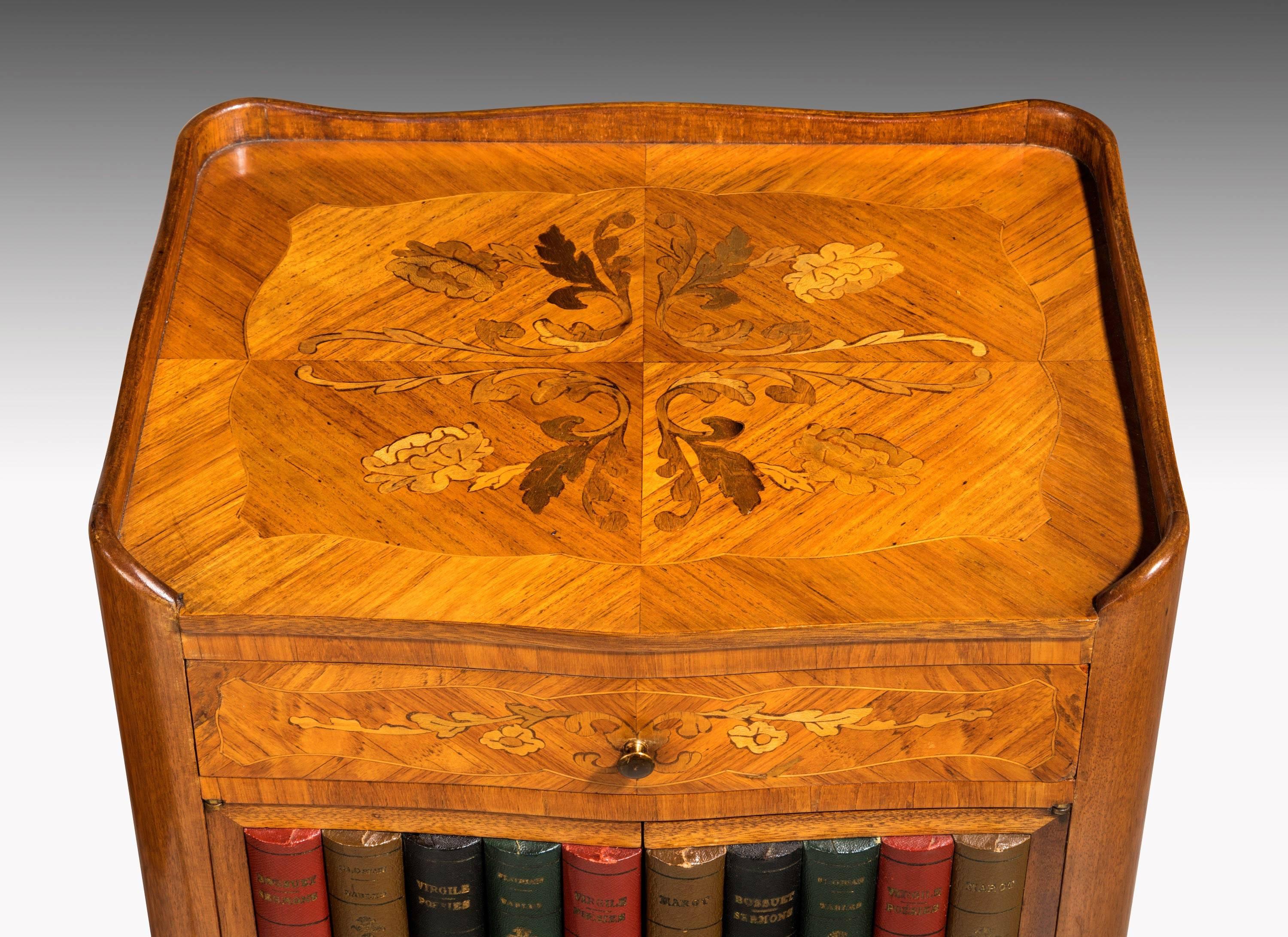 Pair of Late 19th Century Kingwood and Marquetry Night Cabinets 1