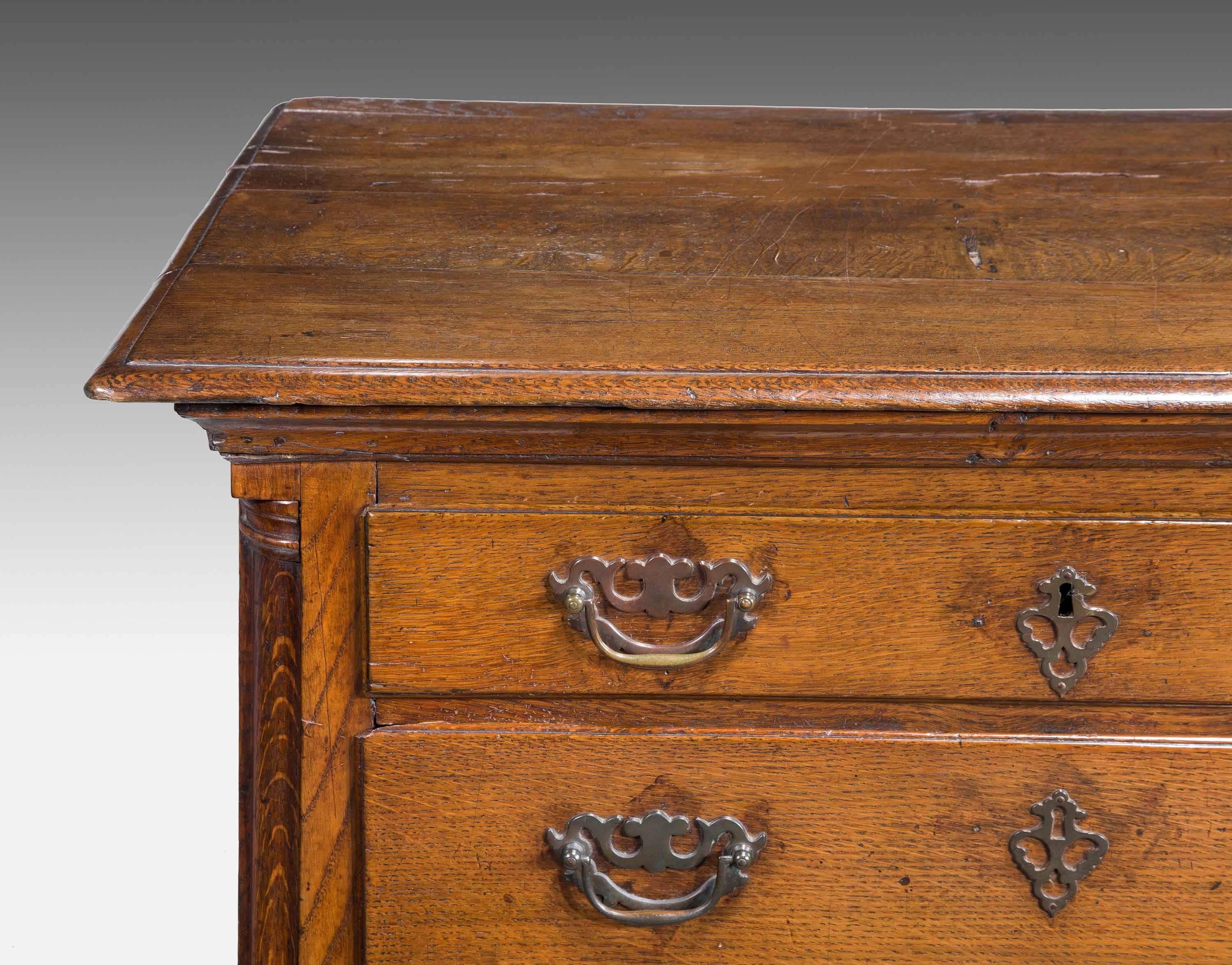 George III Period Oak Dresser Base In Good Condition In Peterborough, Northamptonshire