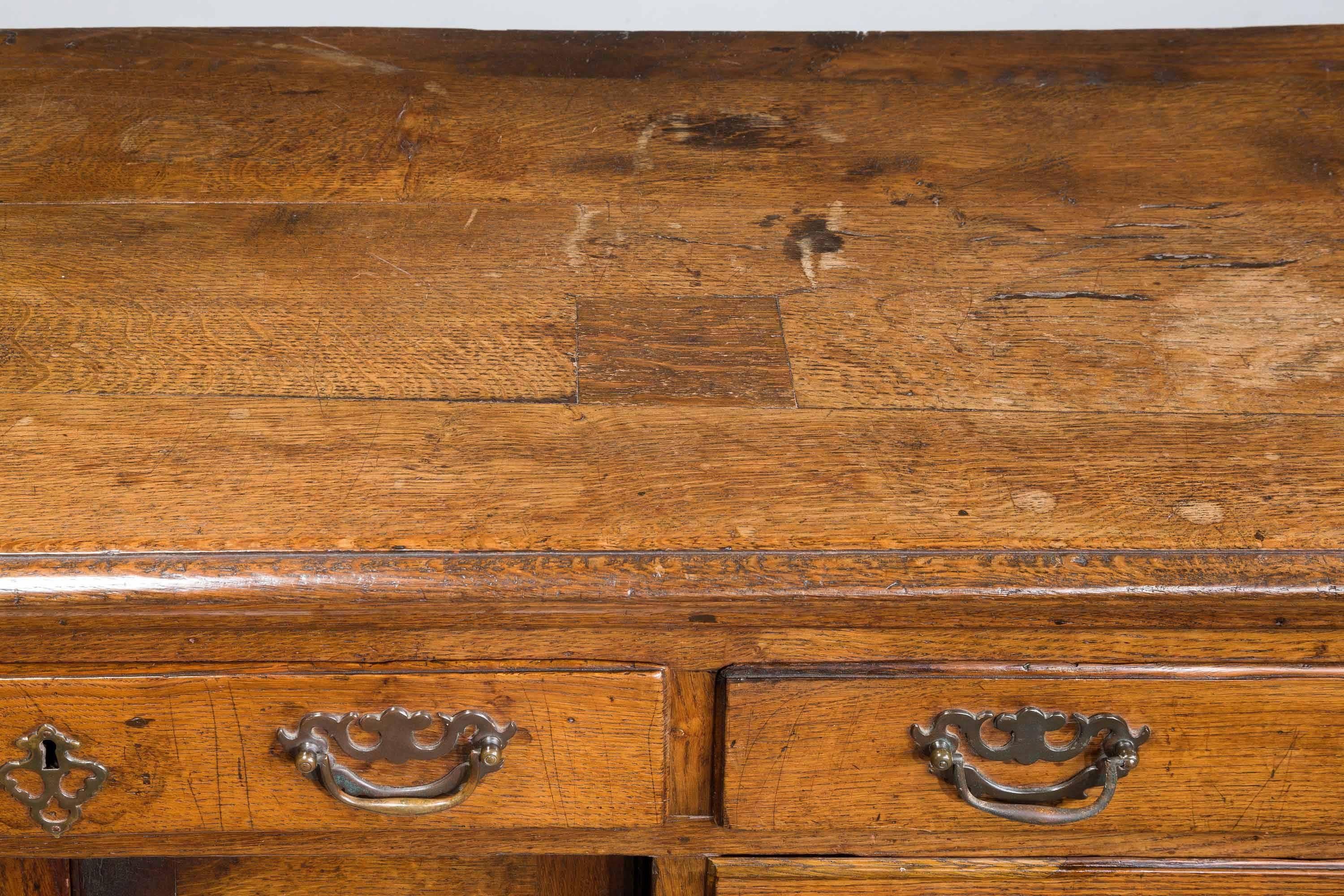 18th Century George III Period Oak Dresser Base