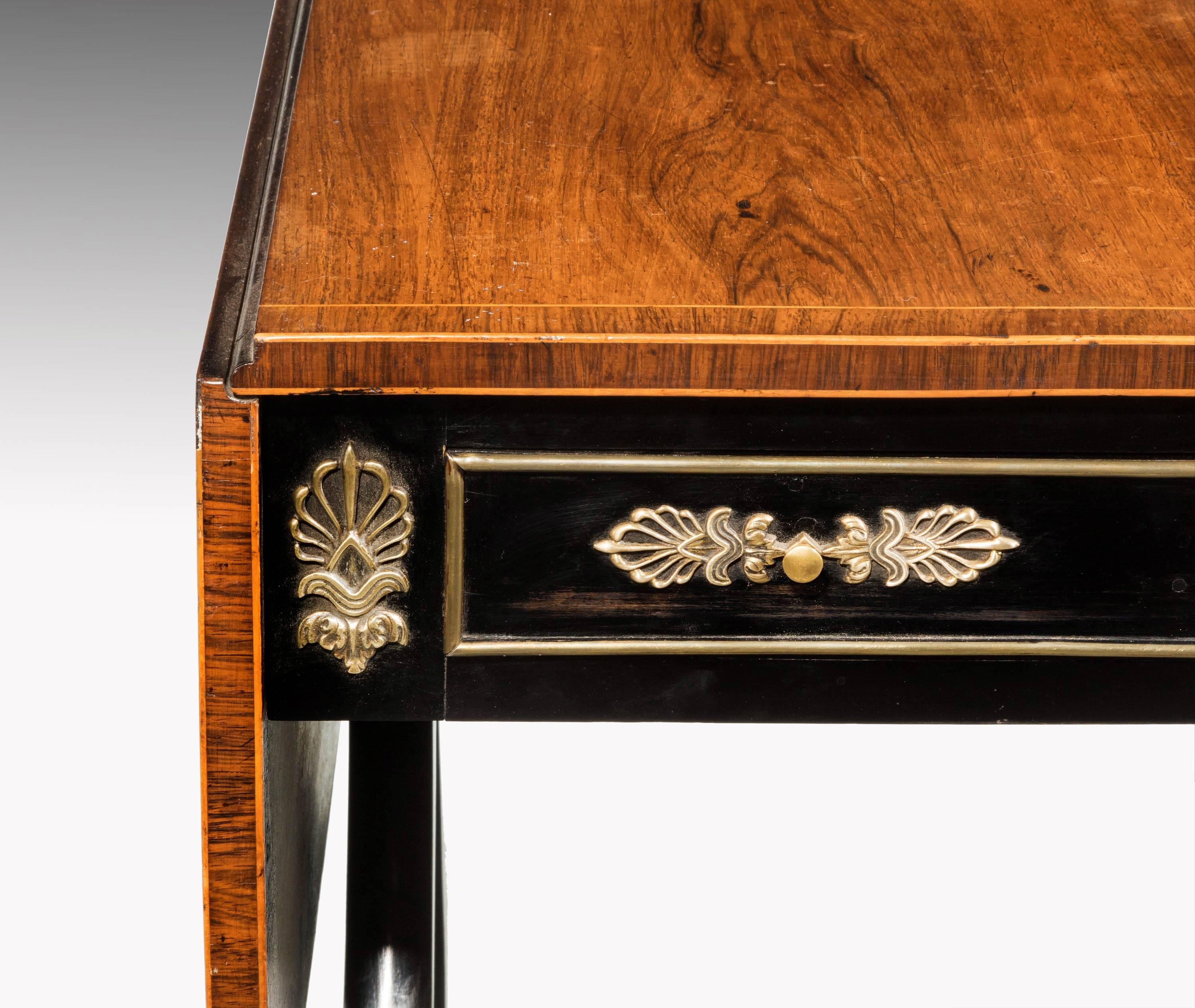 Regency Period Rosewood Sofa Table of the Most Elegant Form 3