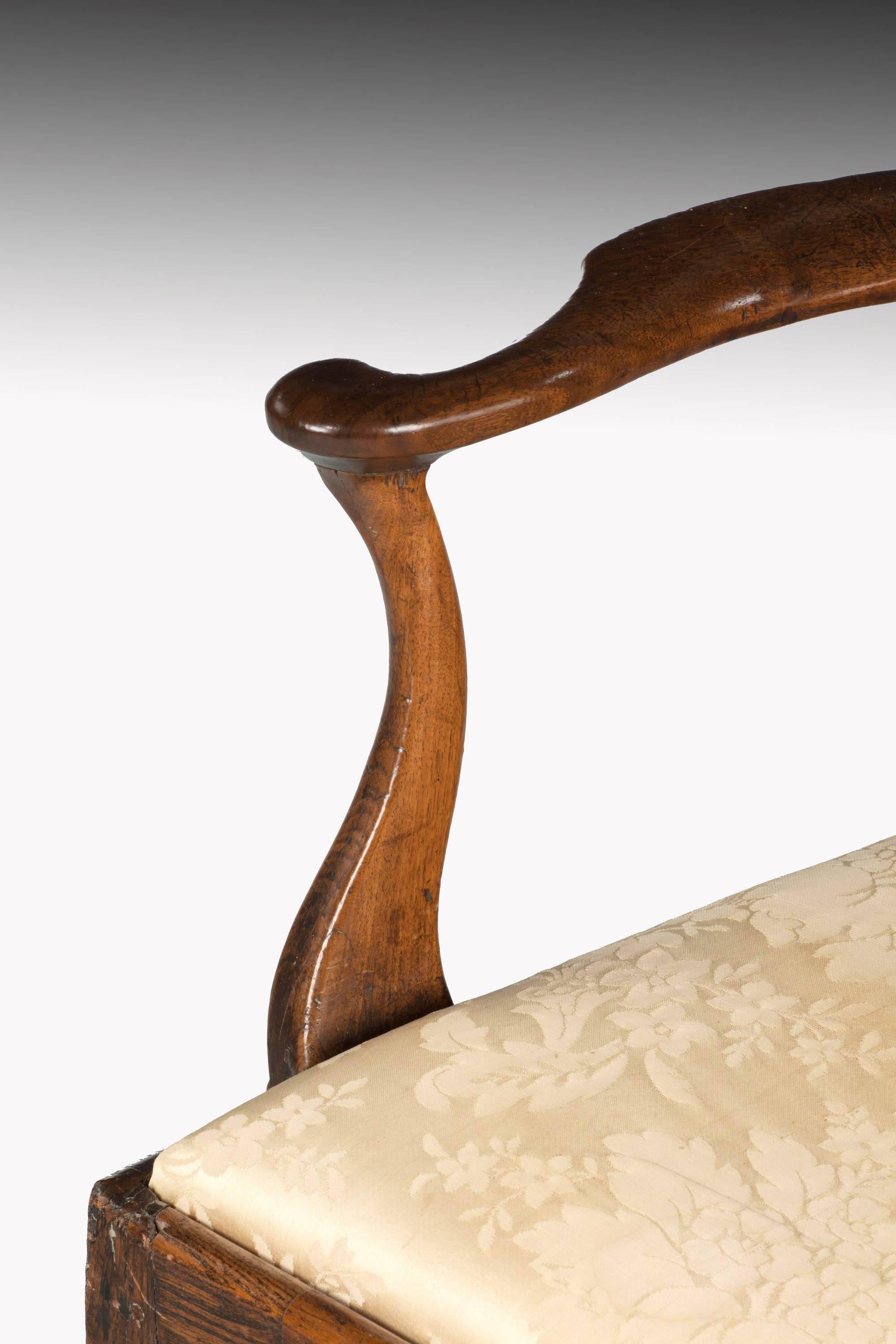 Mid-18th Century Elbow Chair of Very Substantial Proportions 1