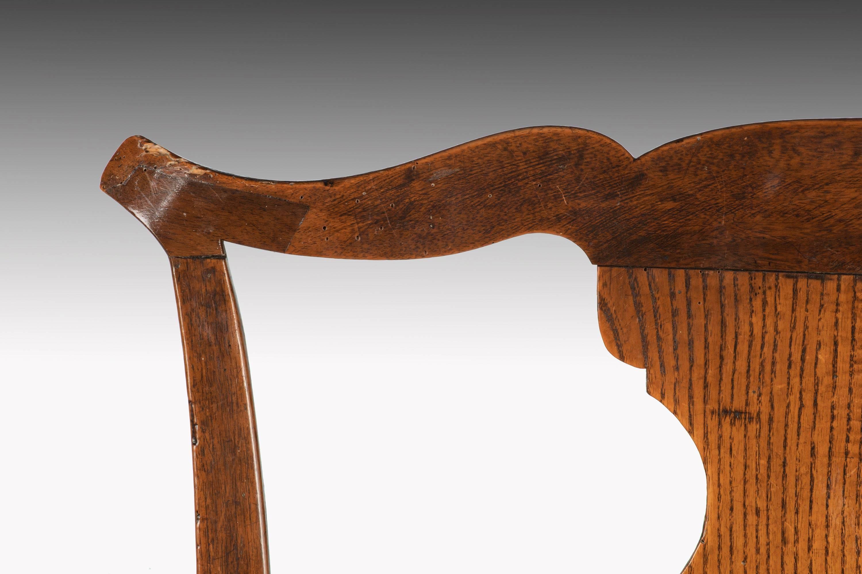 Mid-18th Century Elbow Chair of Very Substantial Proportions 2
