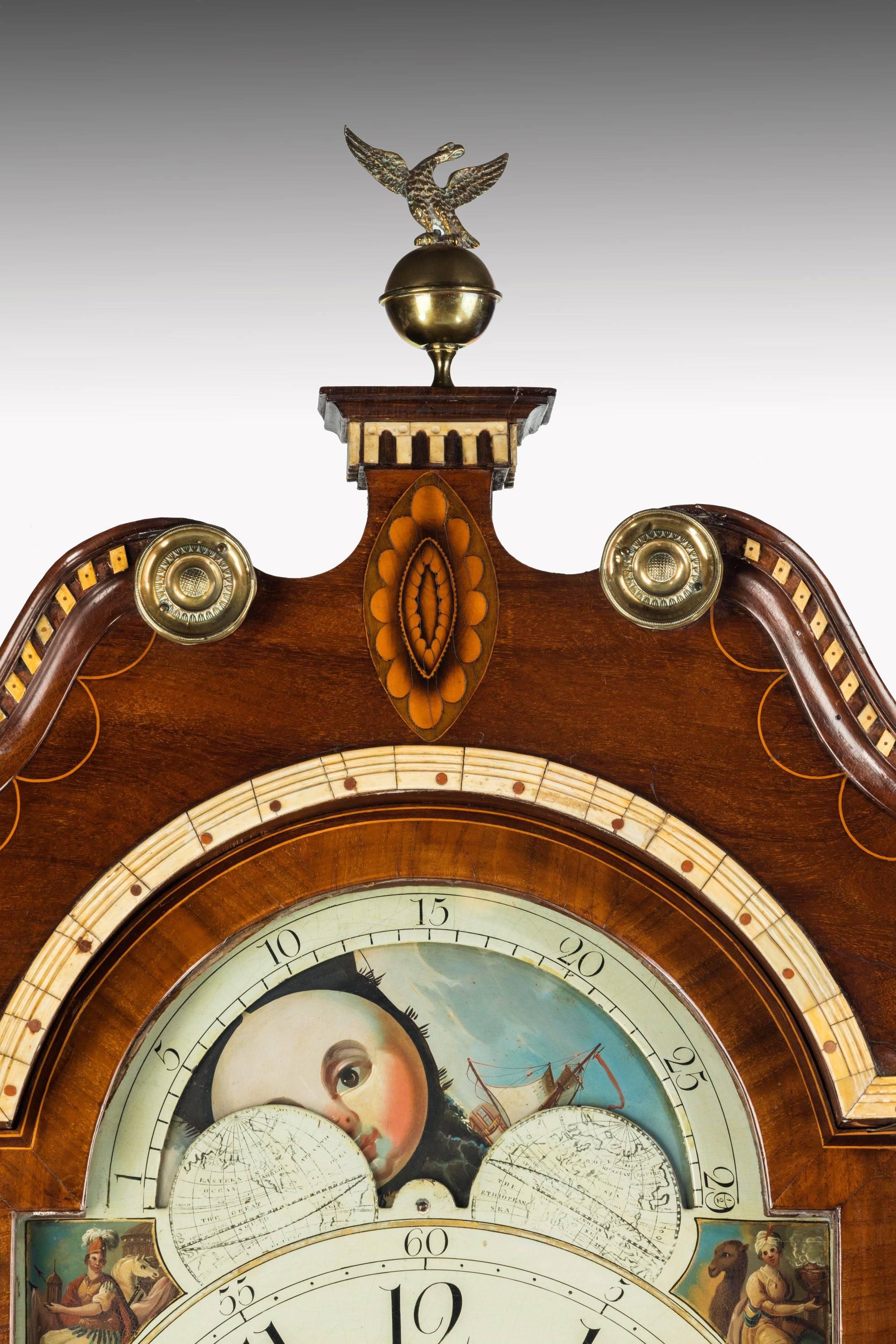 regency grandfather clock