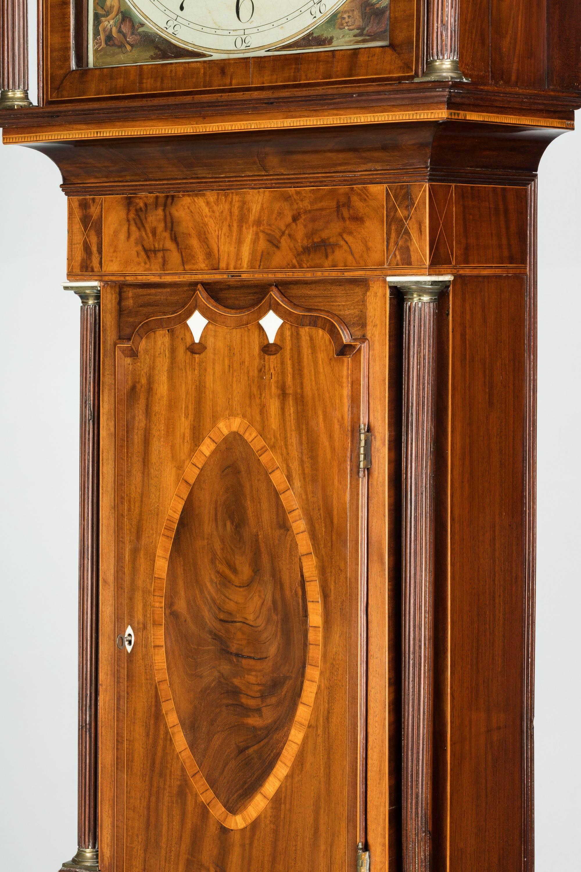 19th Century Regency Period Long-Case Clock by James Powell of Worcester