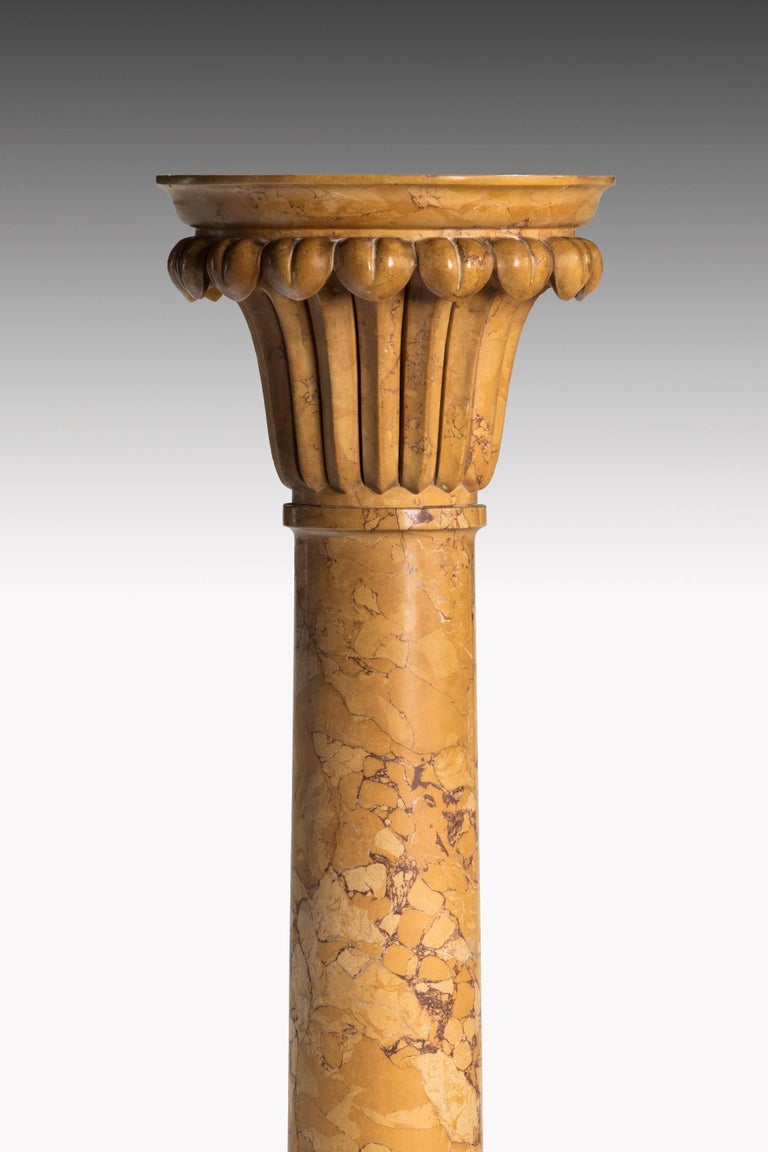Mid19th Century Faux Marble Pillar at 1stDibs