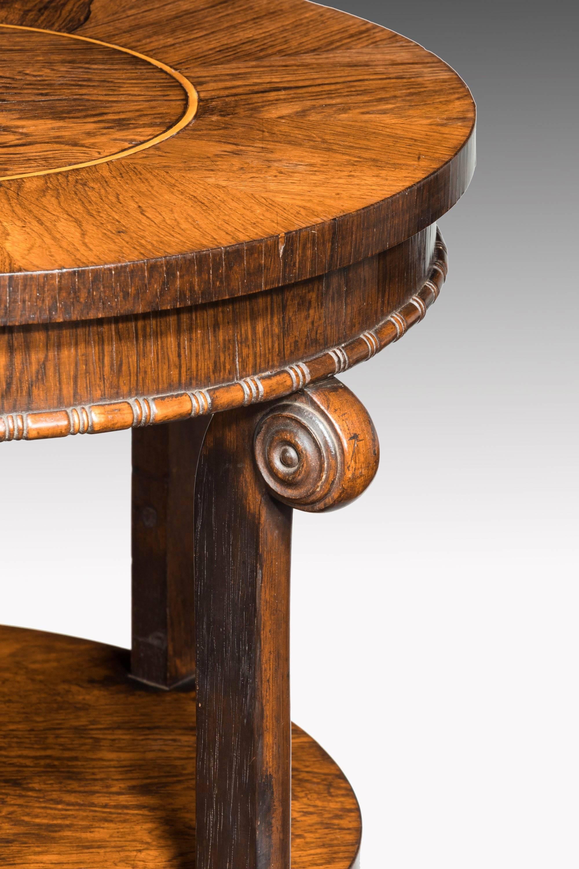 Pair of Regency Period Mahogany Etageres of Finely Figured Timbers 3