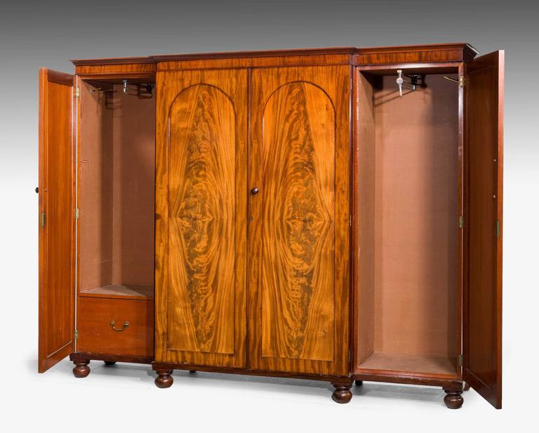 Mid19th Century Mahogany Wardrobe at 1stDibs