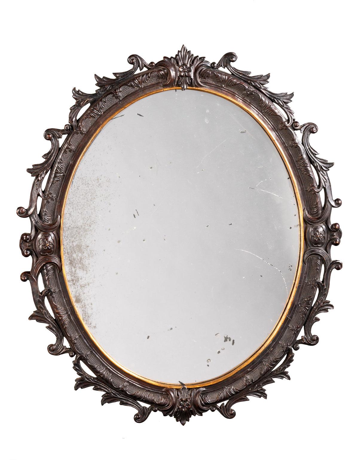 Late 18th Century Mahogany Mirror In Excellent Condition For Sale In Peterborough, Northamptonshire
