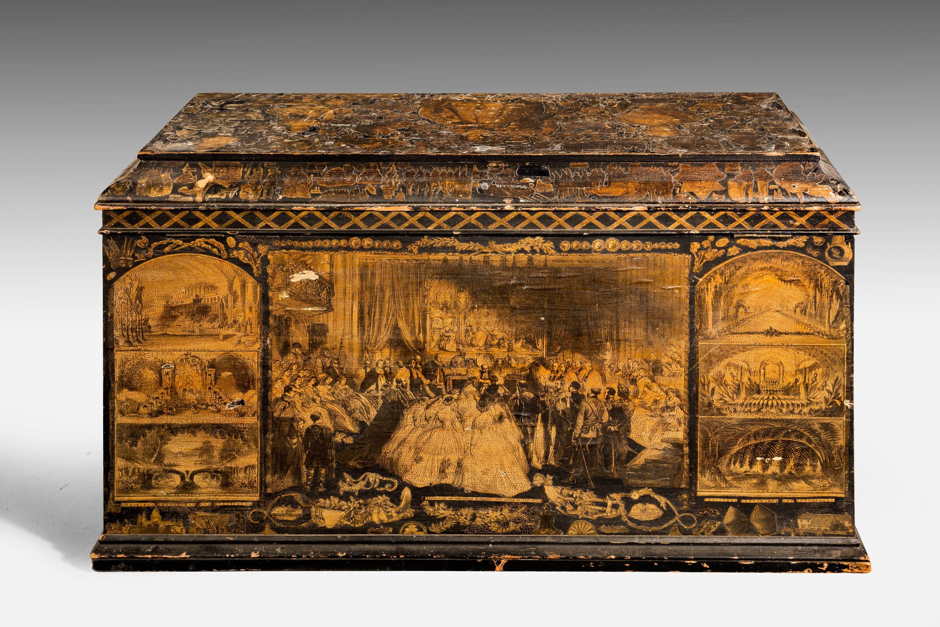 Mid-19th Century Lac Povera Chest In Good Condition In Peterborough, Northamptonshire