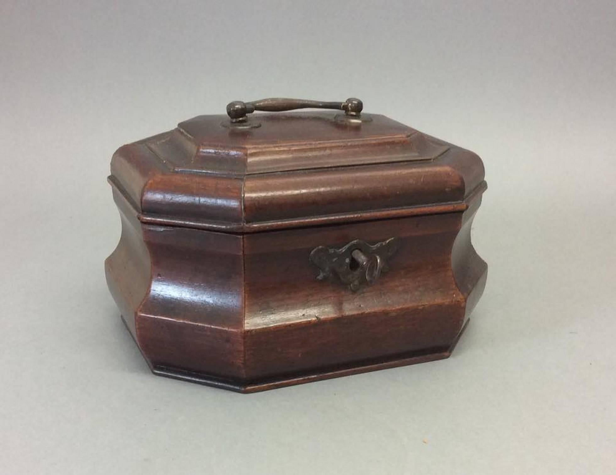 English George III Period Mahogany Tobacco Box