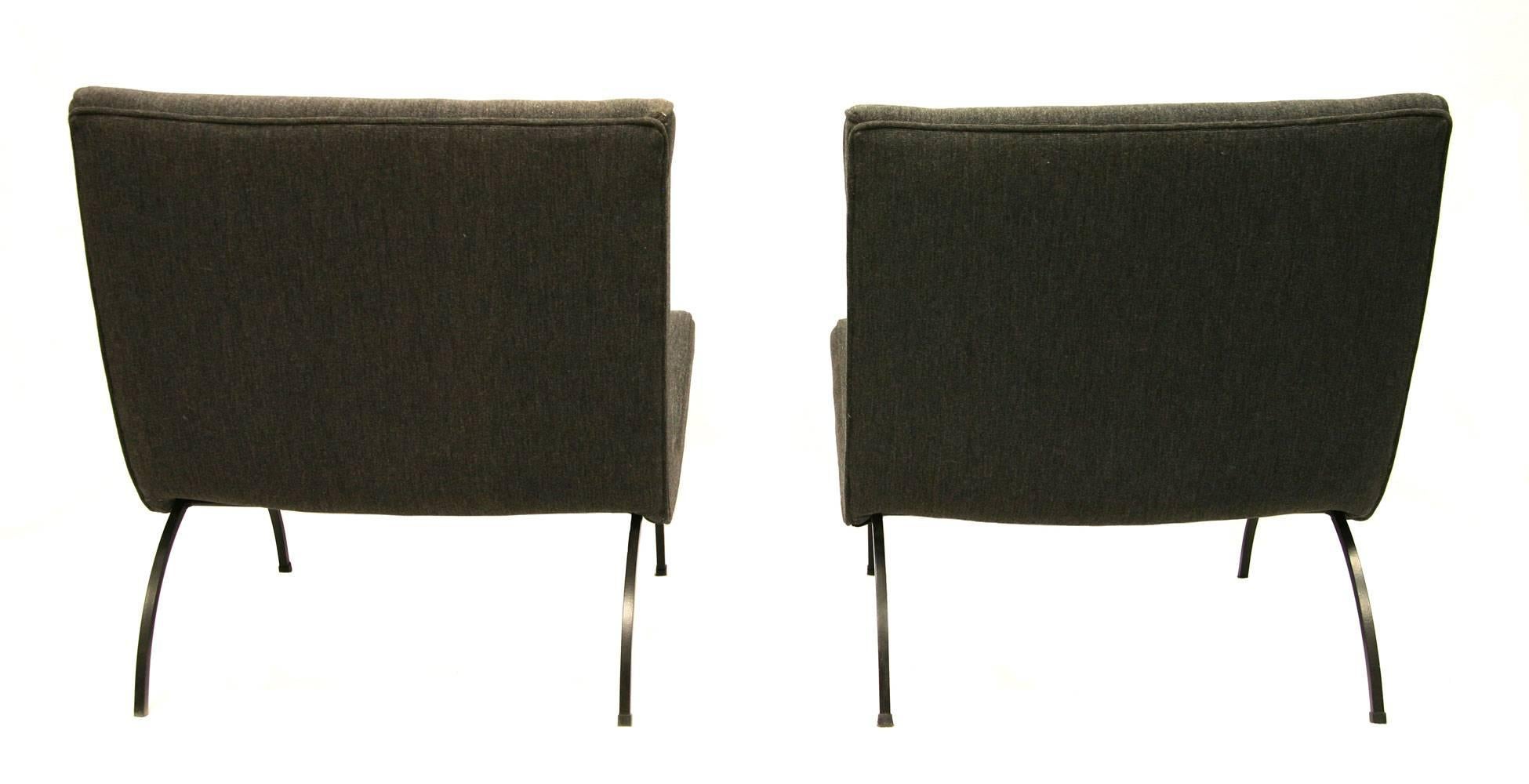 Pair of Milo Baughman Scoop Chairs In Excellent Condition For Sale In Tucson, AZ