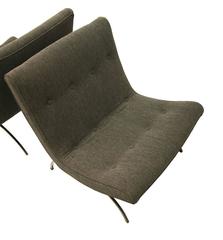 Pair of Milo Baughman Scoop Chairs