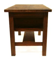 Mission Desk with Single Drawer