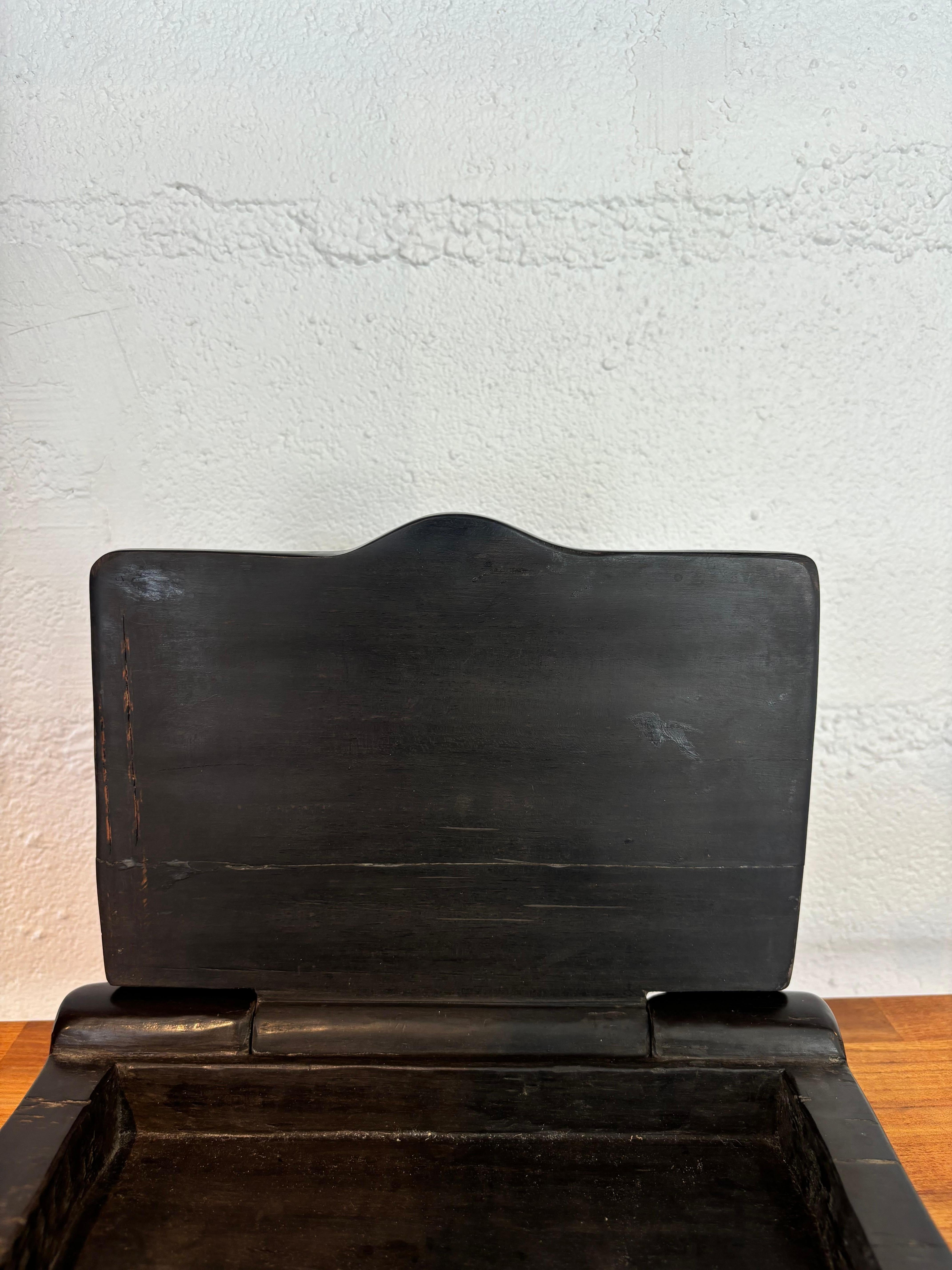 Odile Noll Boxen aus Ebenholz Gabun im Angebot 8