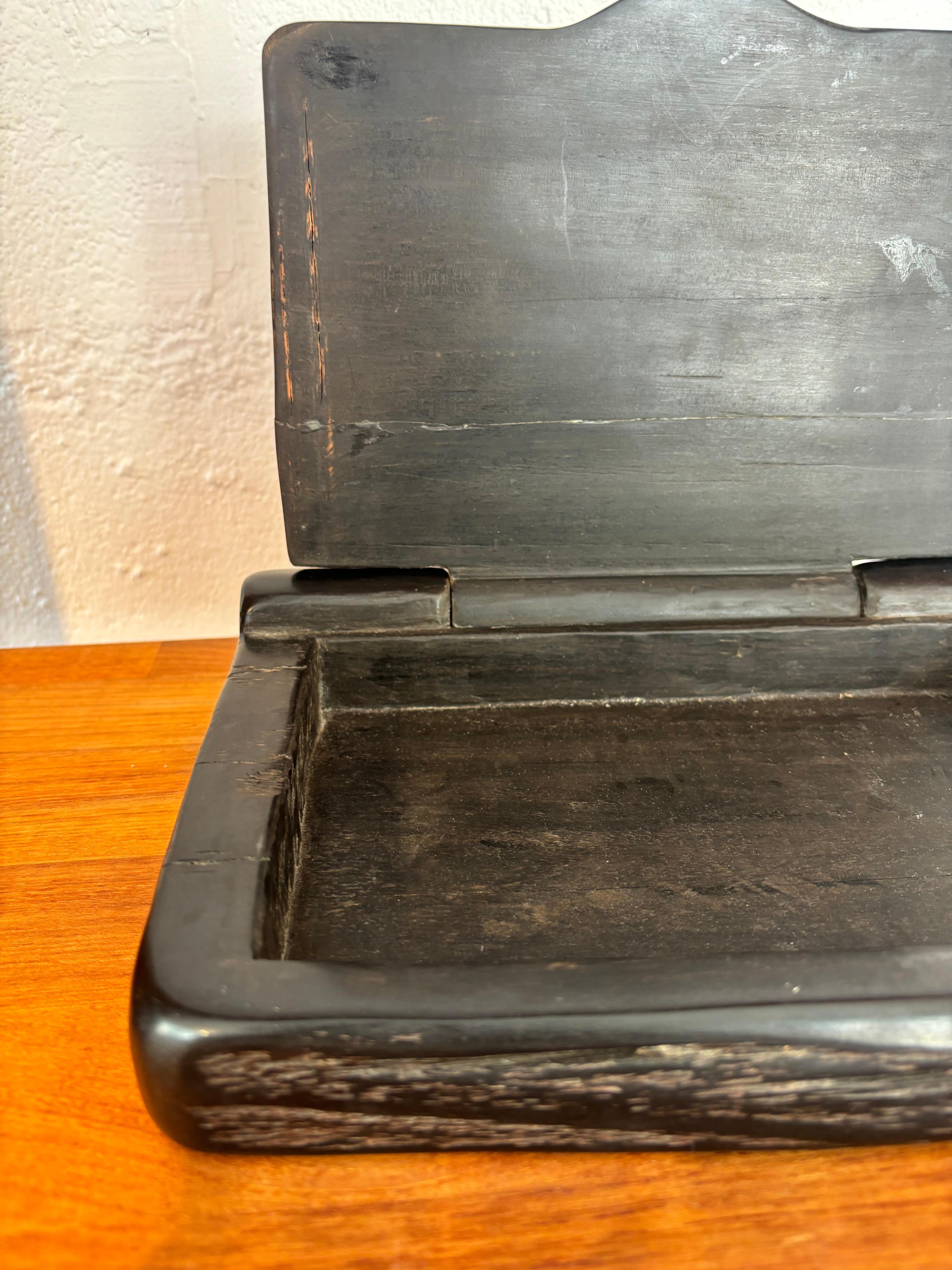 Odile Noll Boxen aus Ebenholz Gabun im Angebot 5