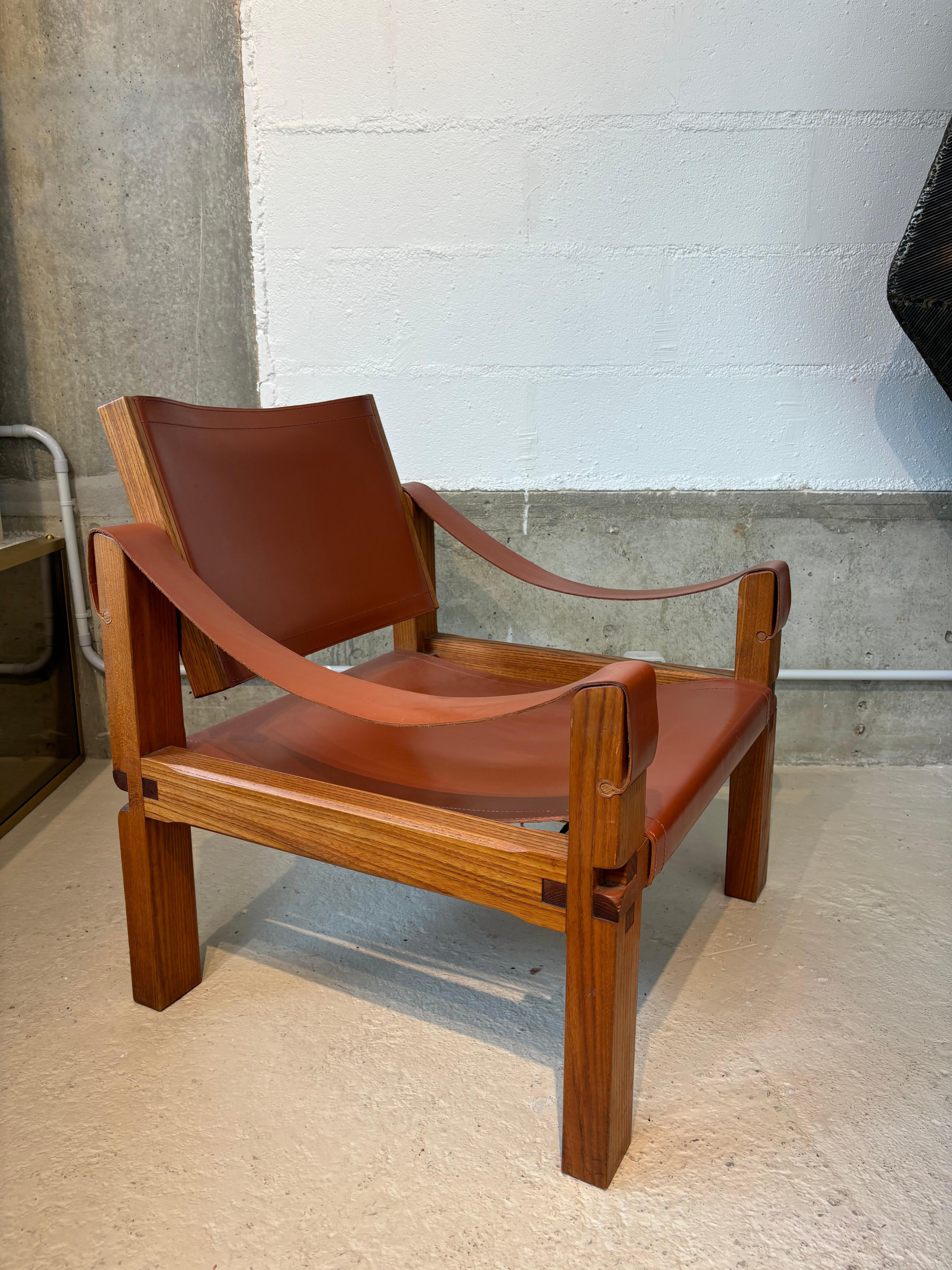 Fauteuil S10 par Pierre Chapo, 
Bel état d'origine 