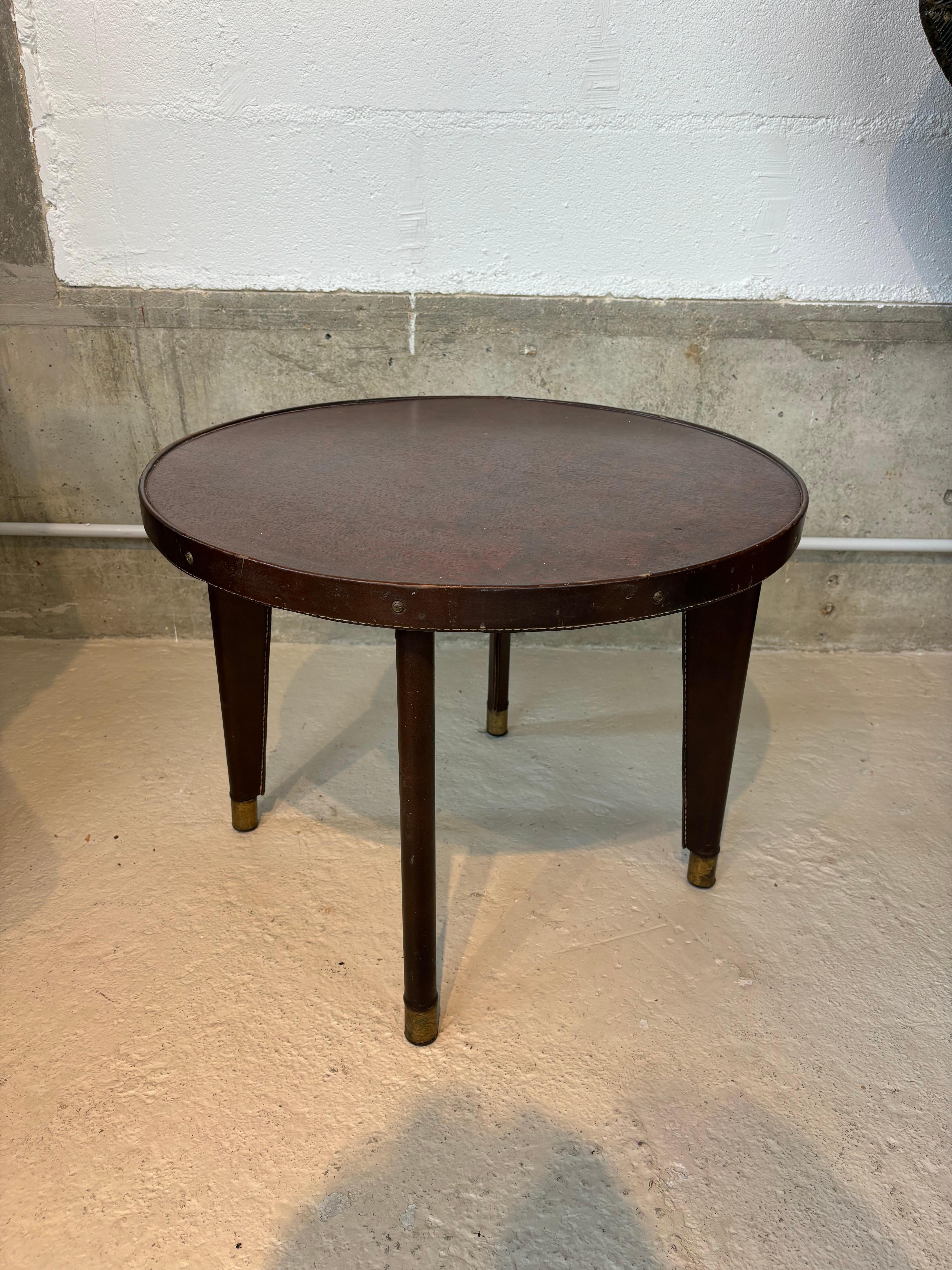 Mid-Century Modern Table d'appoint ou table basse Jacques Quinet en vente