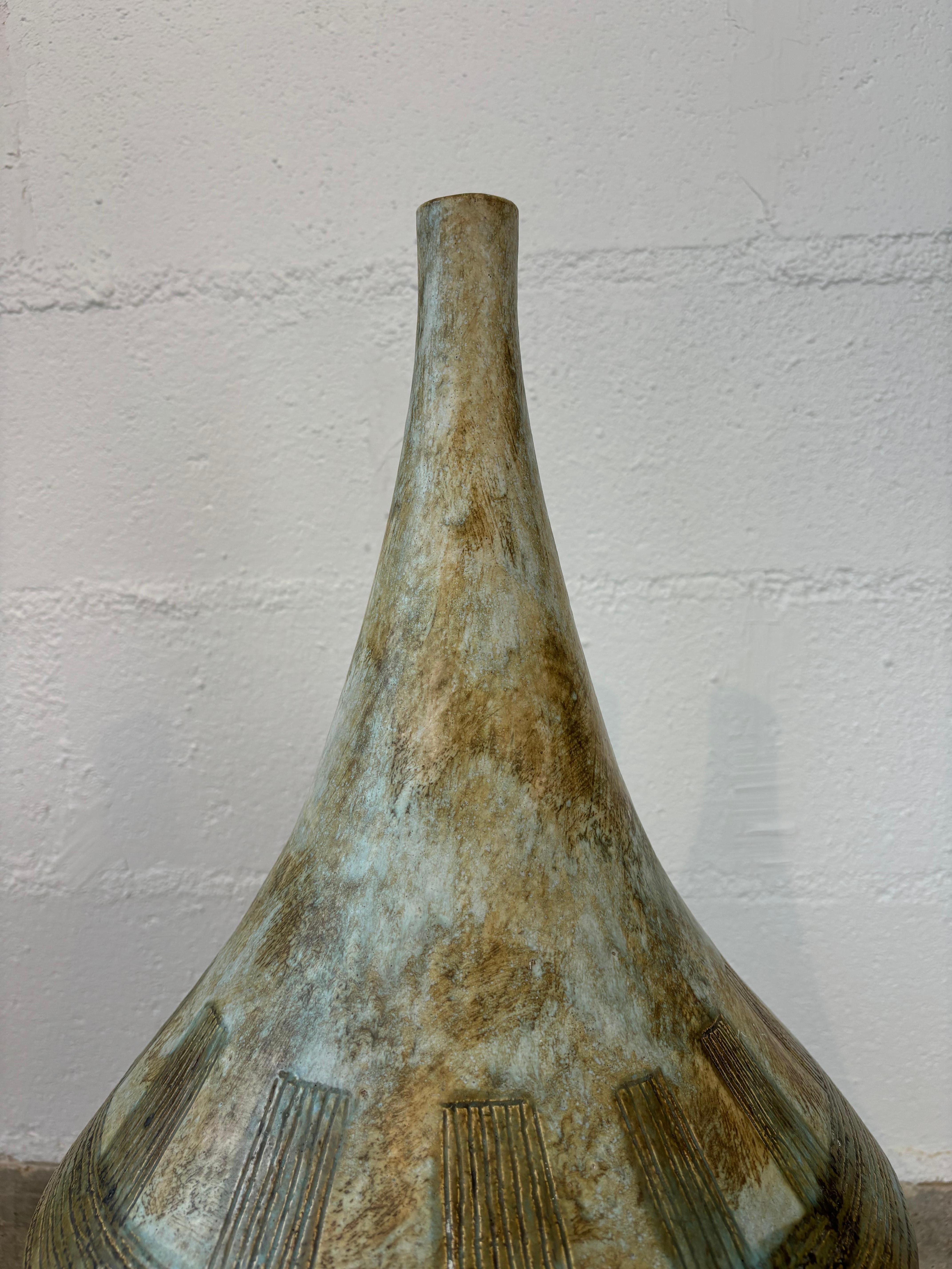 Toupie lamp by les 2 potiers In Good Condition For Sale In SAINT-OUEN-SUR-SEINE, FR