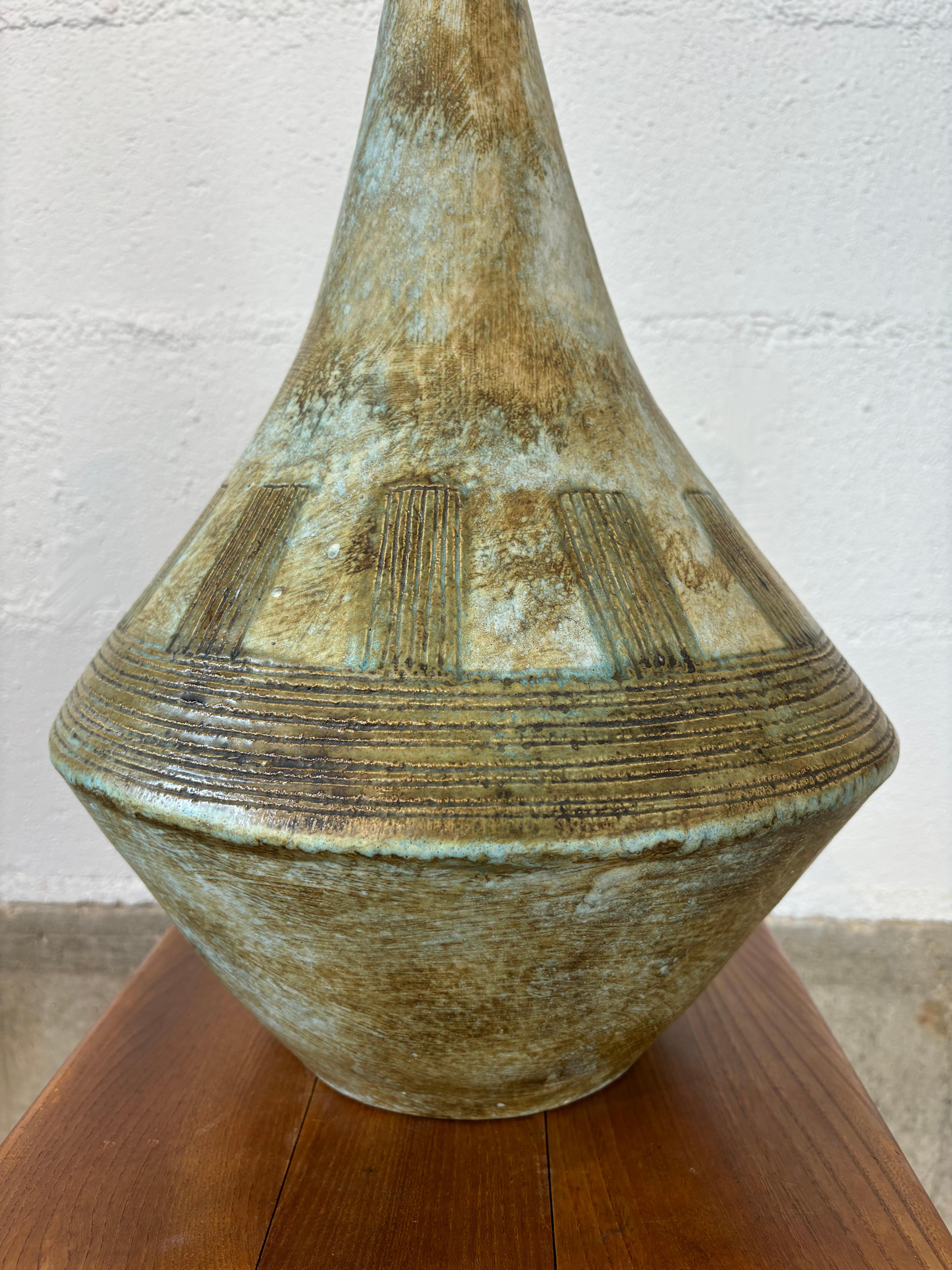Toupie lamp by les 2 potiers For Sale 1
