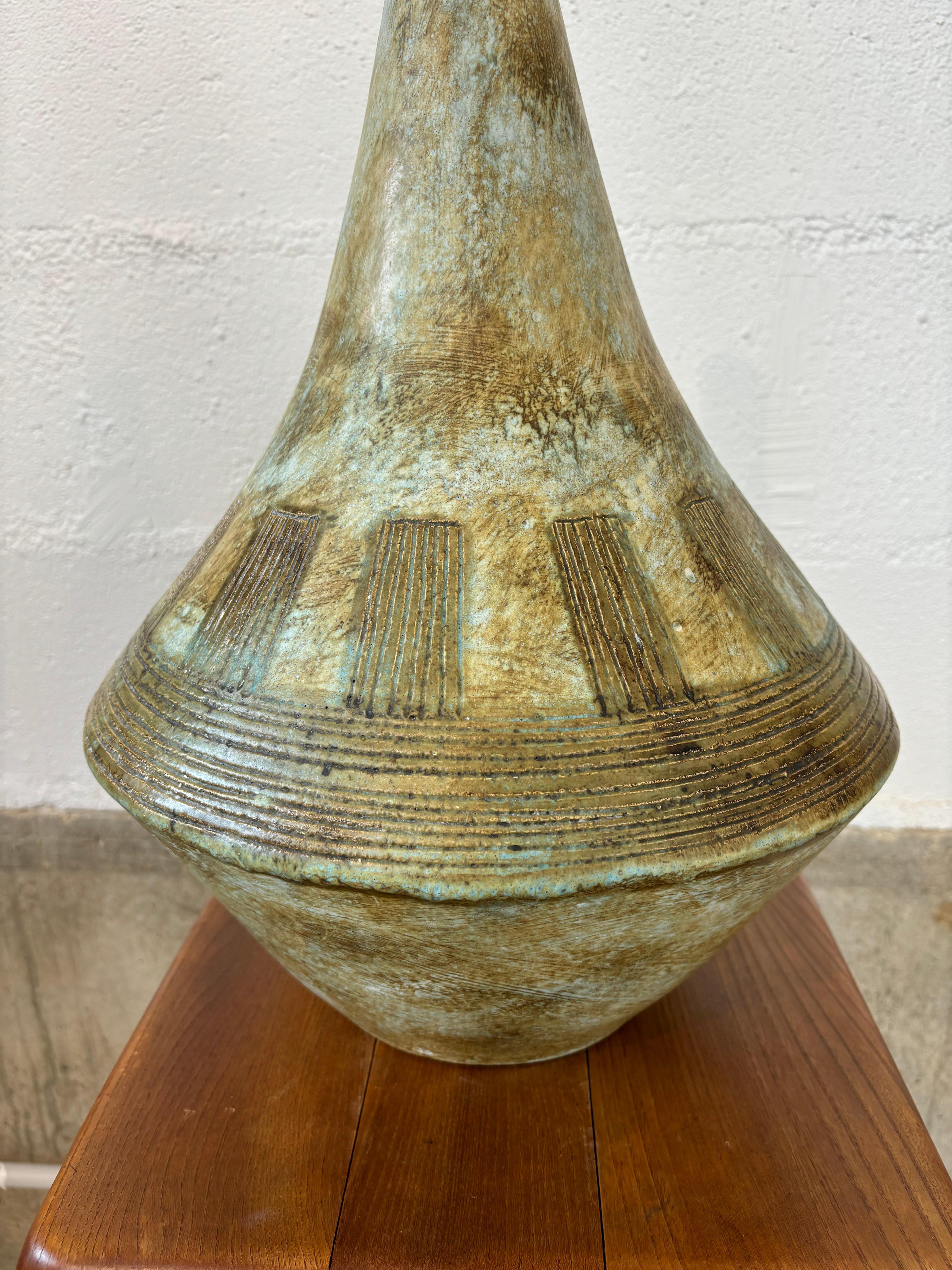 Toupie lamp by les 2 potiers For Sale 2