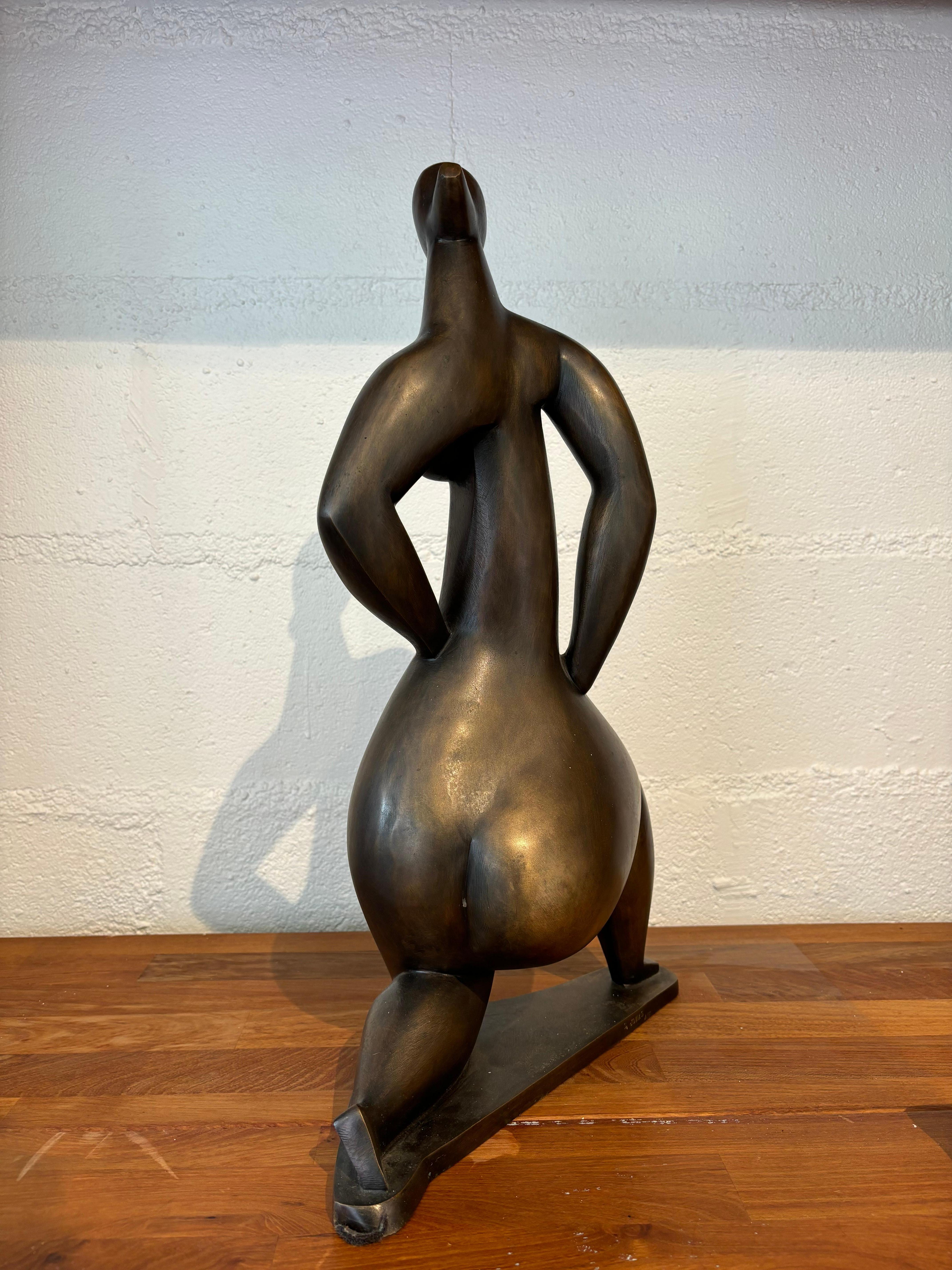 Wunderschöne figurative Skulptur von Siegfried Jonas im Zustand „Gut“ im Angebot in SAINT-OUEN-SUR-SEINE, FR