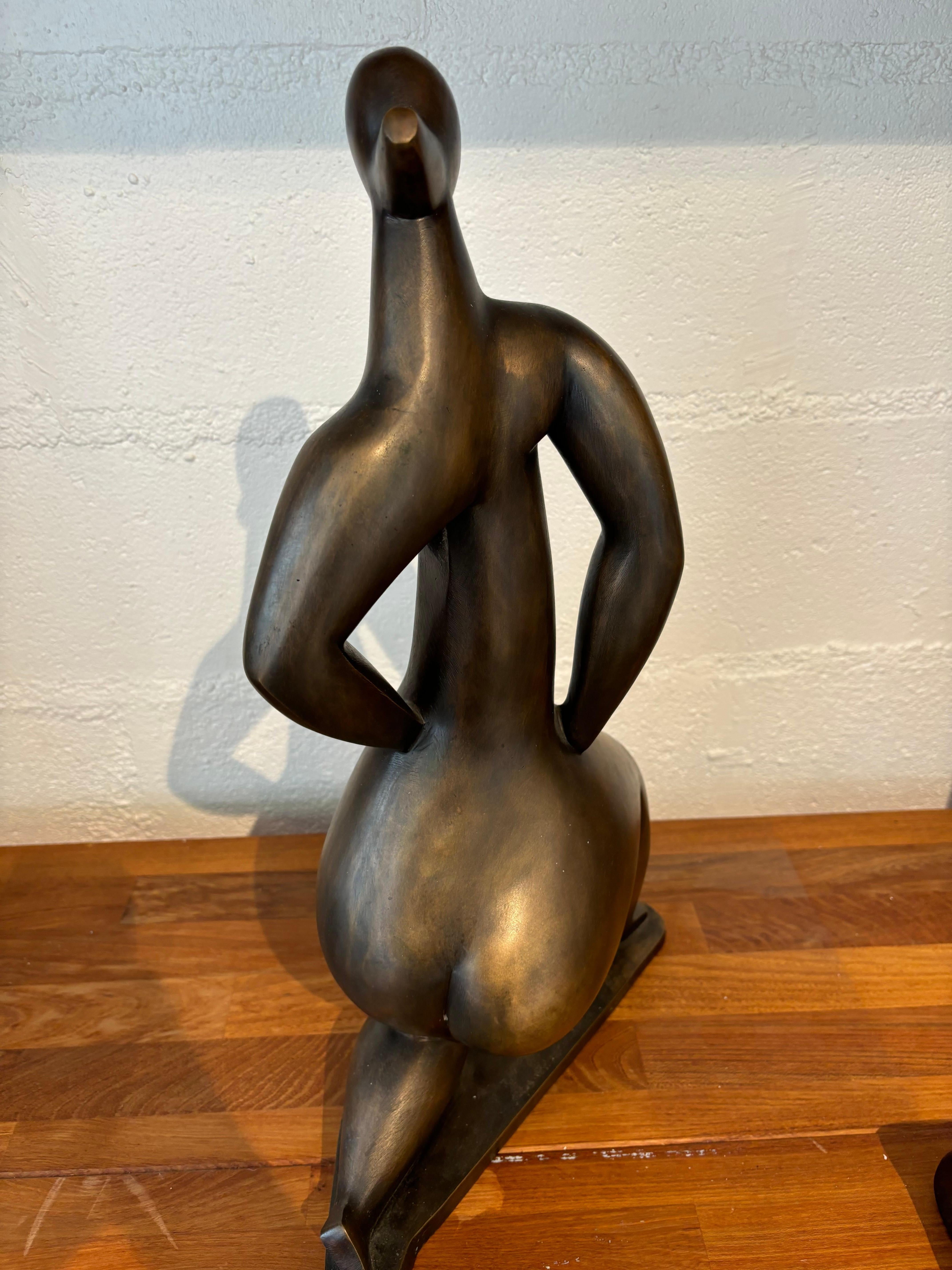 Wunderschöne figurative Skulptur von Siegfried Jonas im Angebot 3