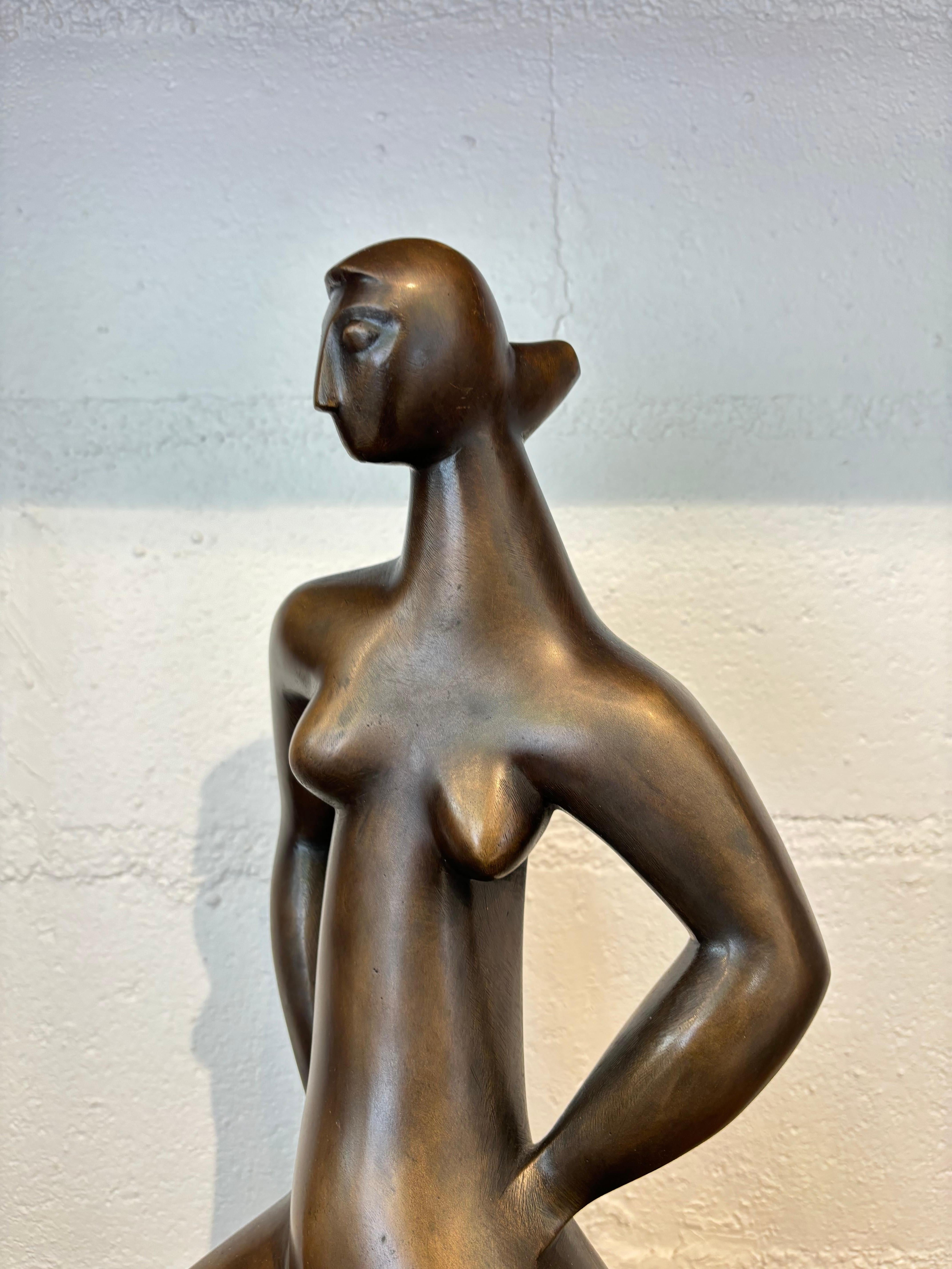 Wunderschöne figurative Skulptur von Siegfried Jonas im Angebot 8
