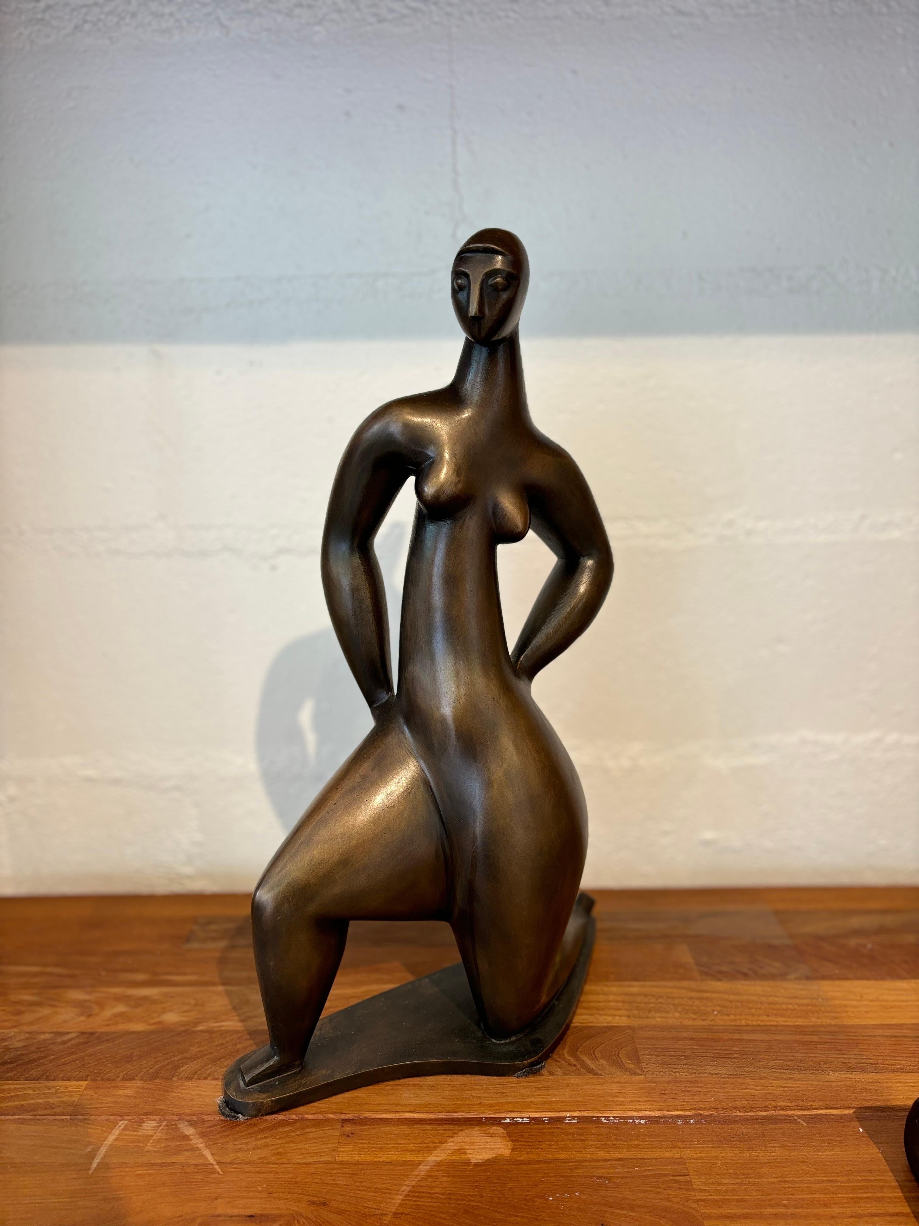 Wunderschöne figurative Skulptur von Siegfried Jonas (Moderne) im Angebot