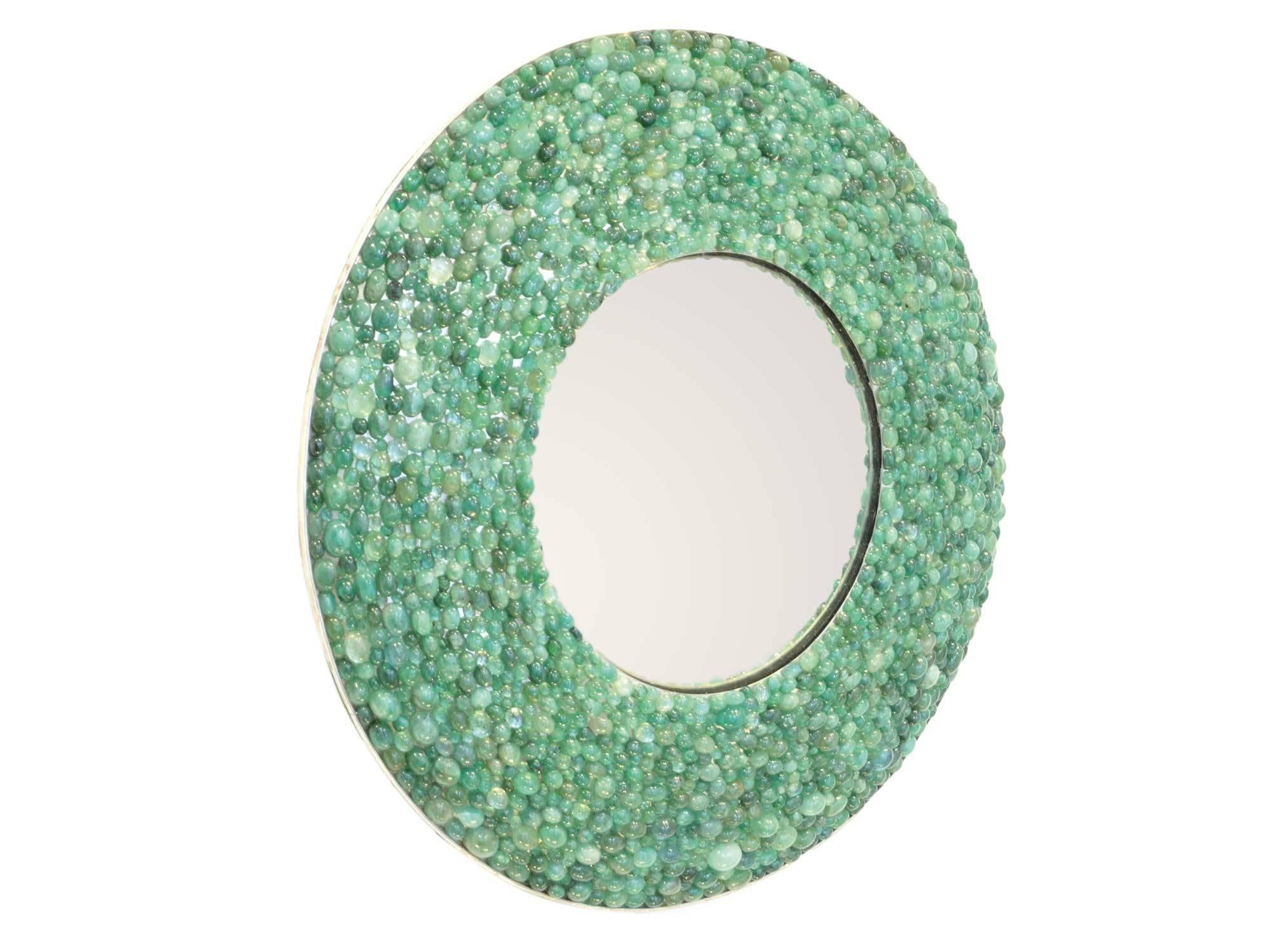 Other Emeralds Mirror by Kam Tin For Sale
