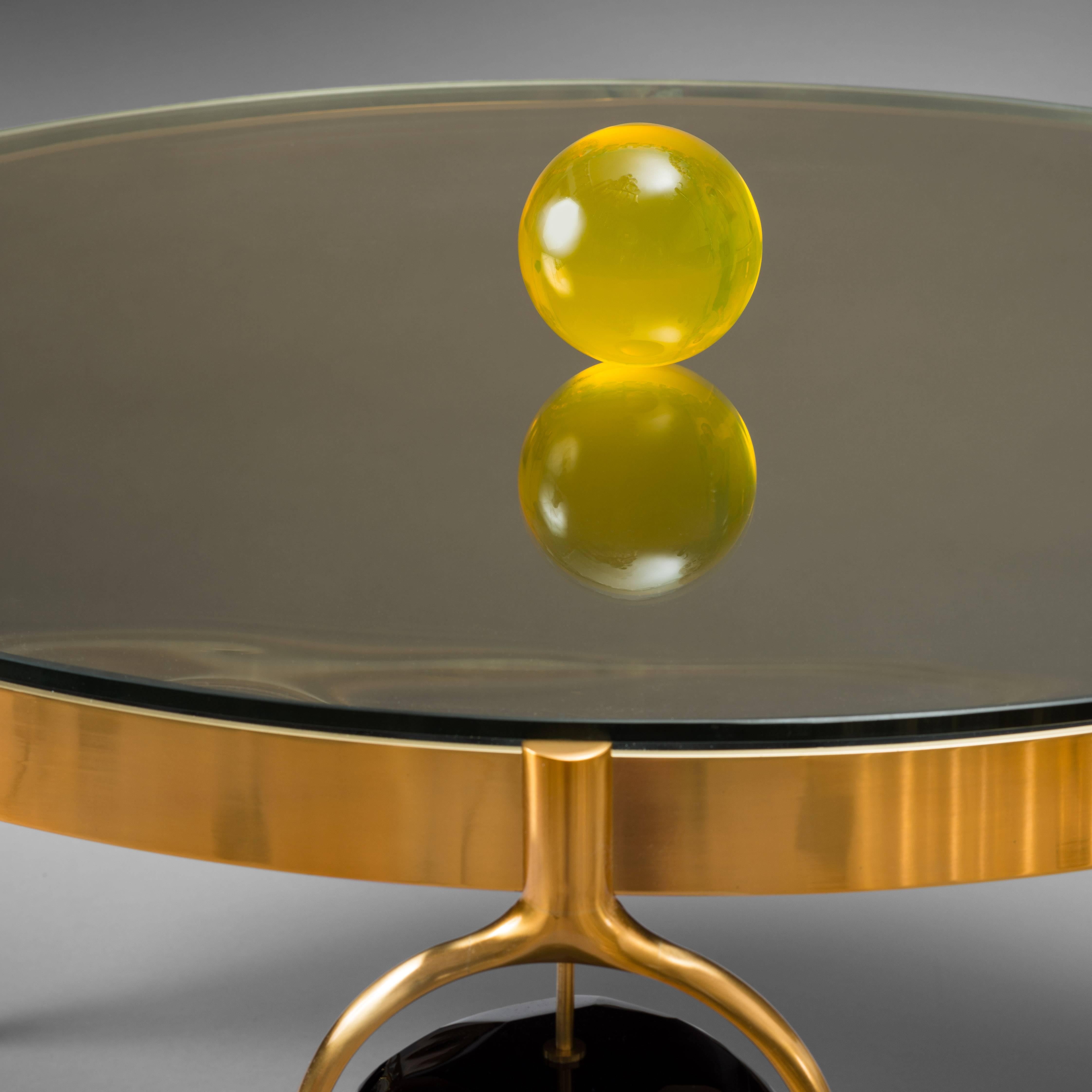 Italian Magnifying Glass Low Table by Roberto G. Rida