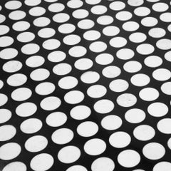 Large Round Dining Table Covered with Bones and Resin by Etienne Allemeersch