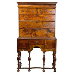 Antique Early 18th Century William & Mary Highboy
