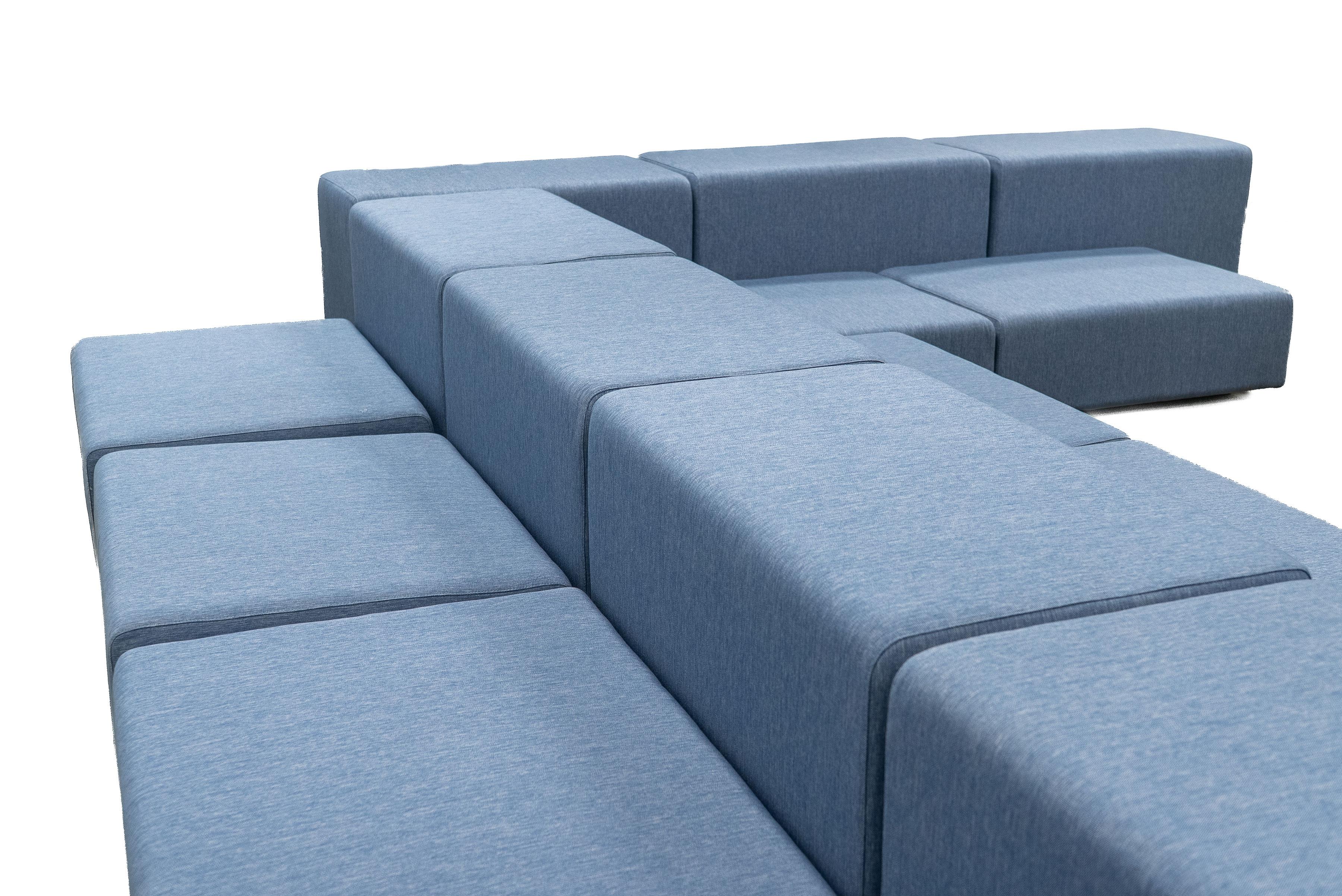 Contemporary Living Divani Flexible Modular Outdoor Sofa and Daybed For Sale