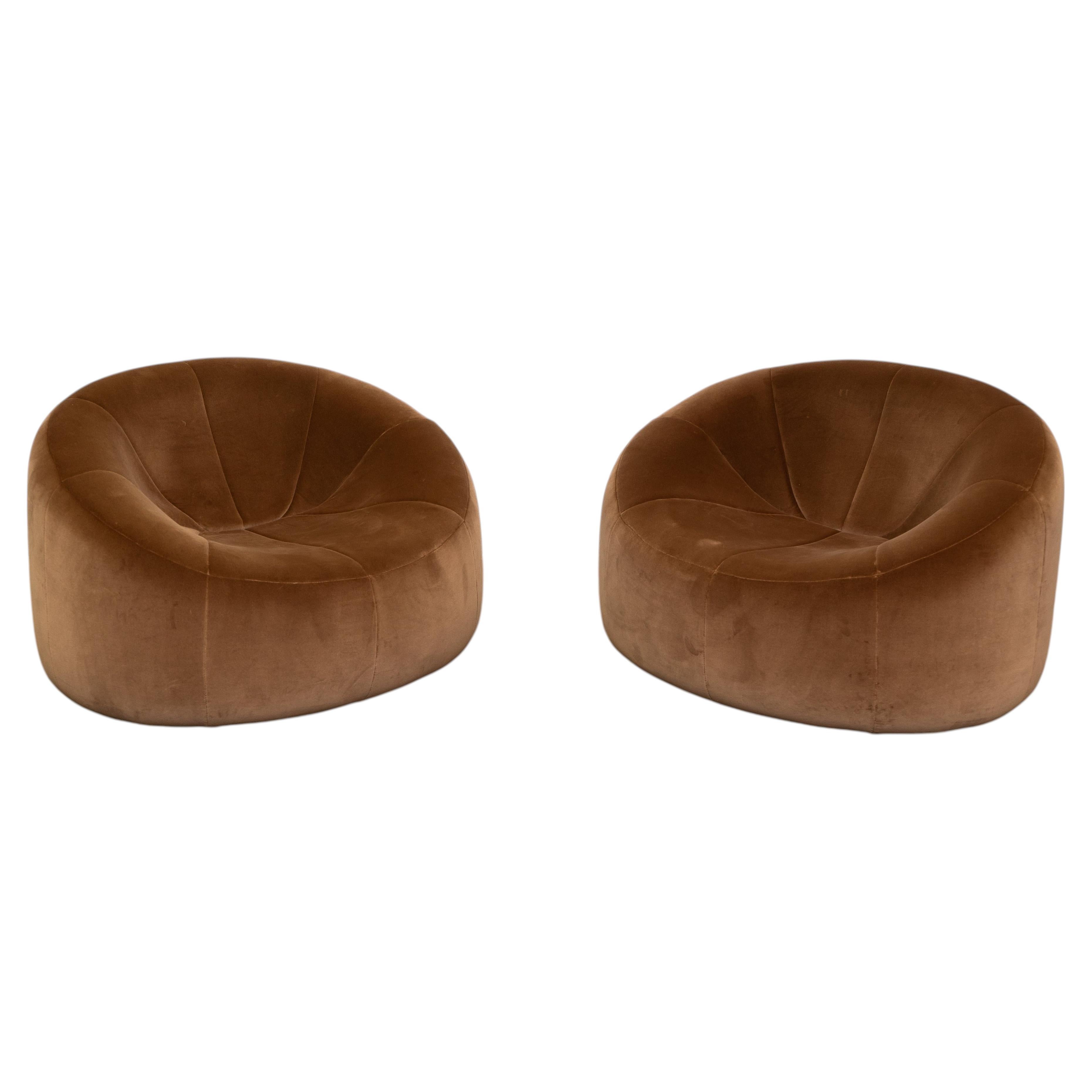 Pair of Pumpkin Chairs by Pierre Paulin for Ligne Roset For Sale