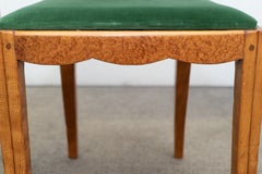 Pair of Vintage Art Deco Chairs with Scallop Details