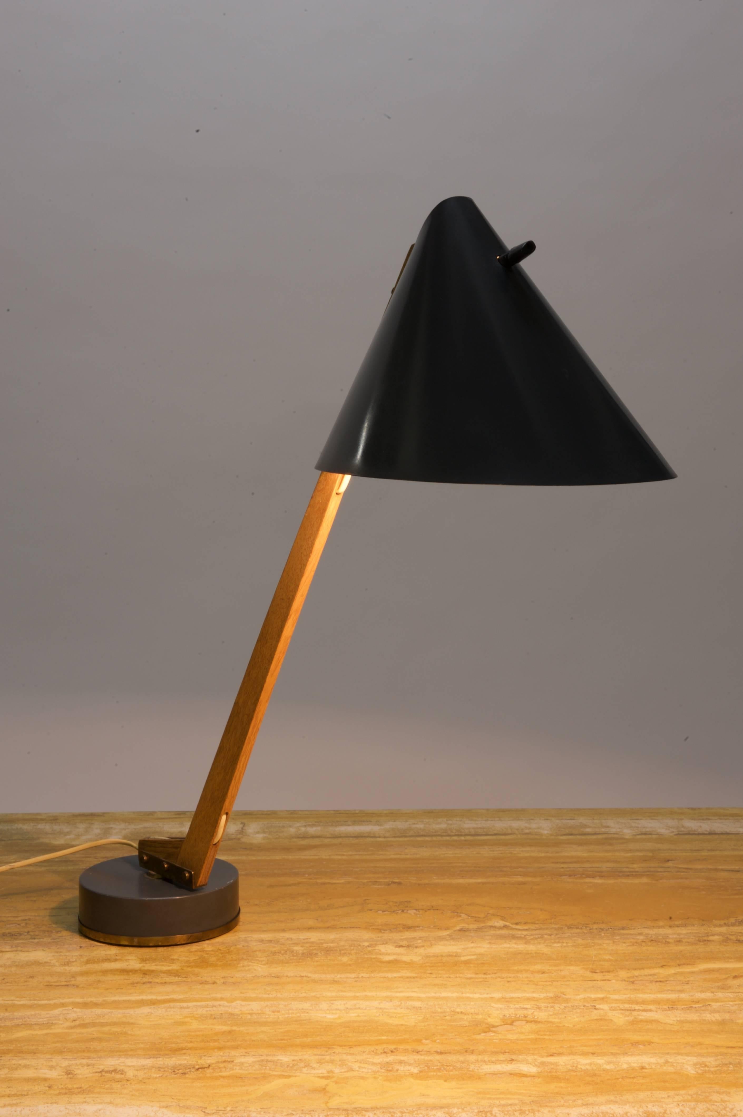 Aluminum Table Lamp by Hans-Agne Jacobsson For Sale