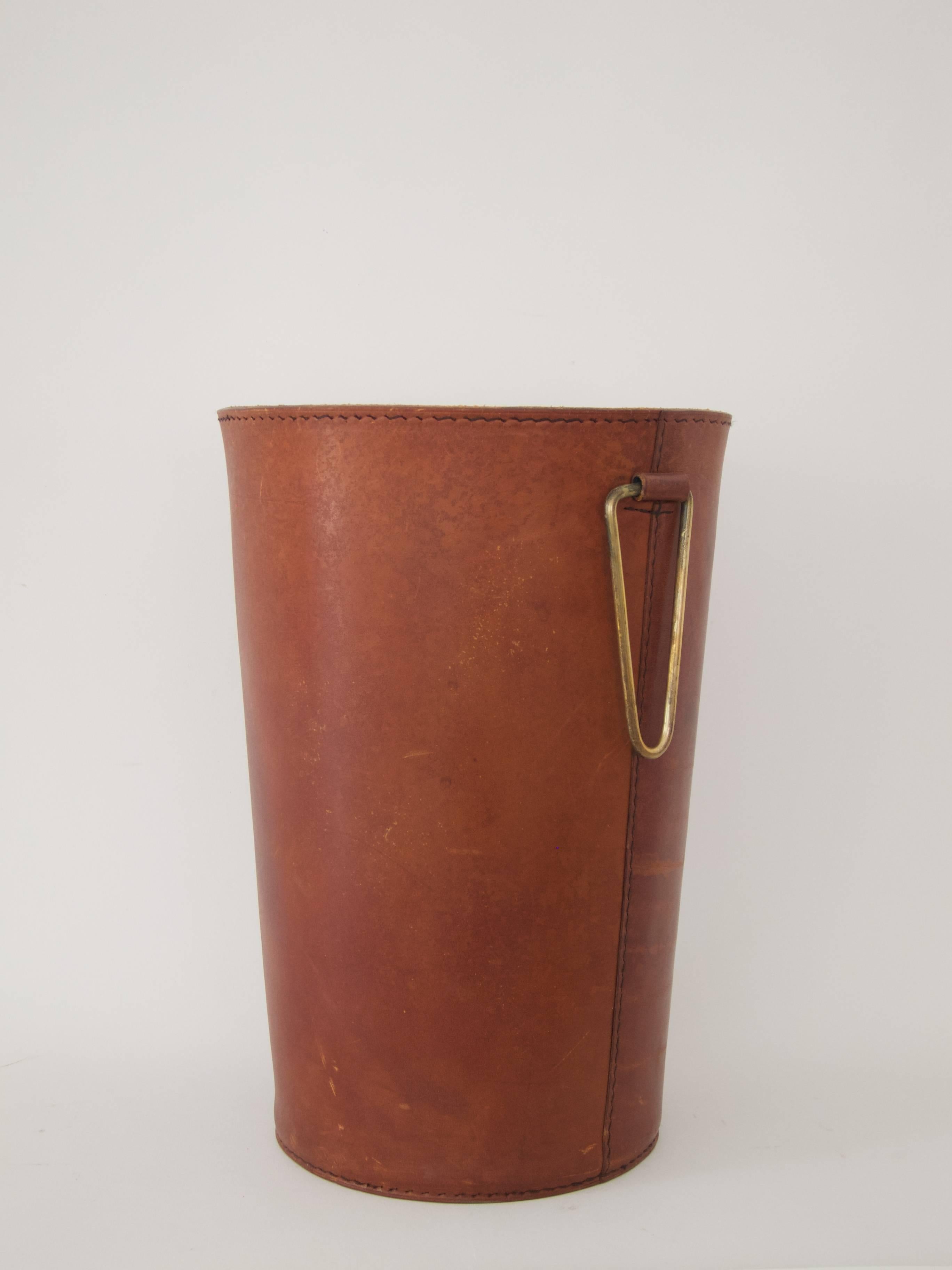 Wastepaper Basket by Carl Auböck In Good Condition In Vienna, AT