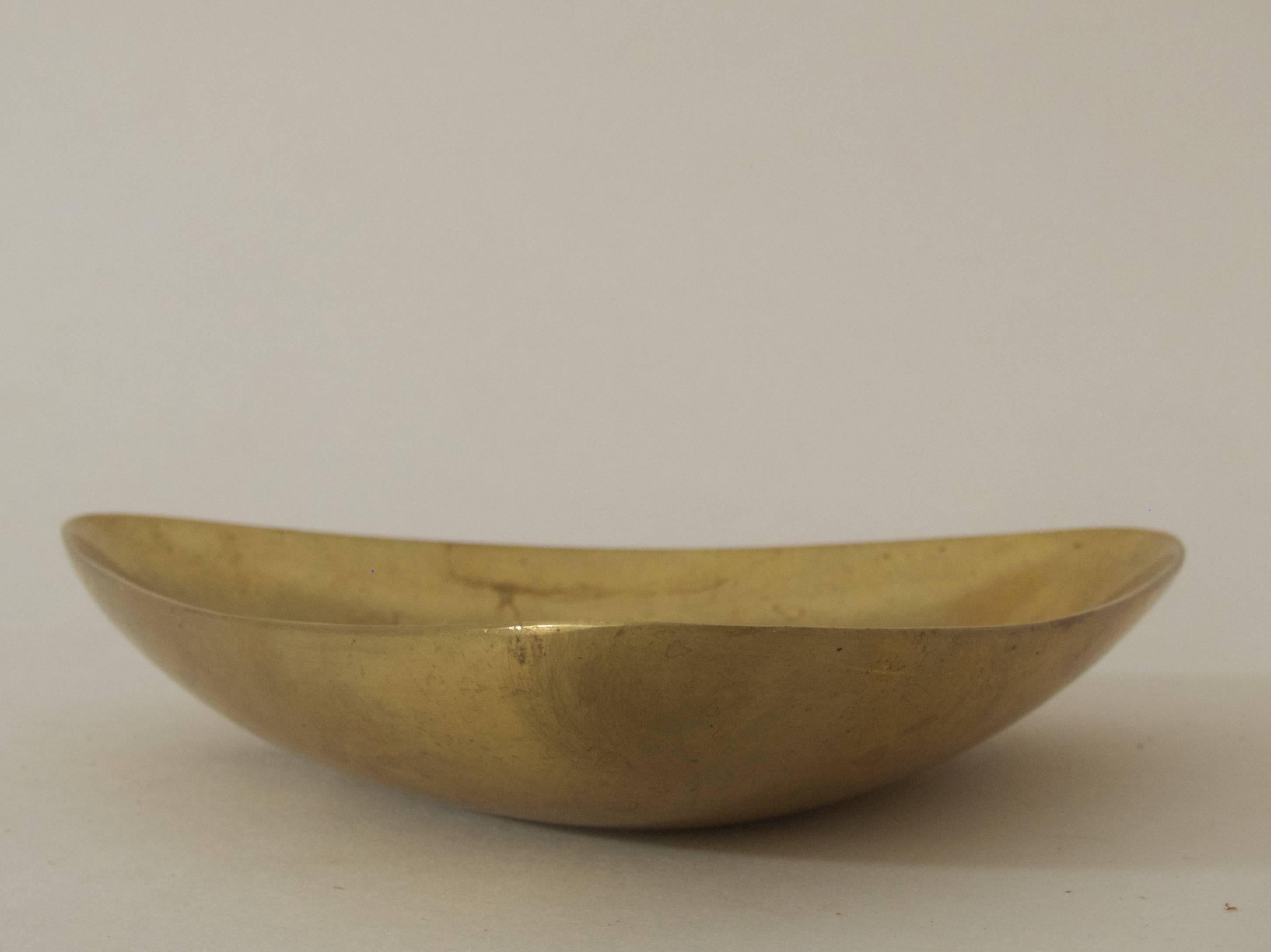 Small Brass Bowl by Carl Auböck 2