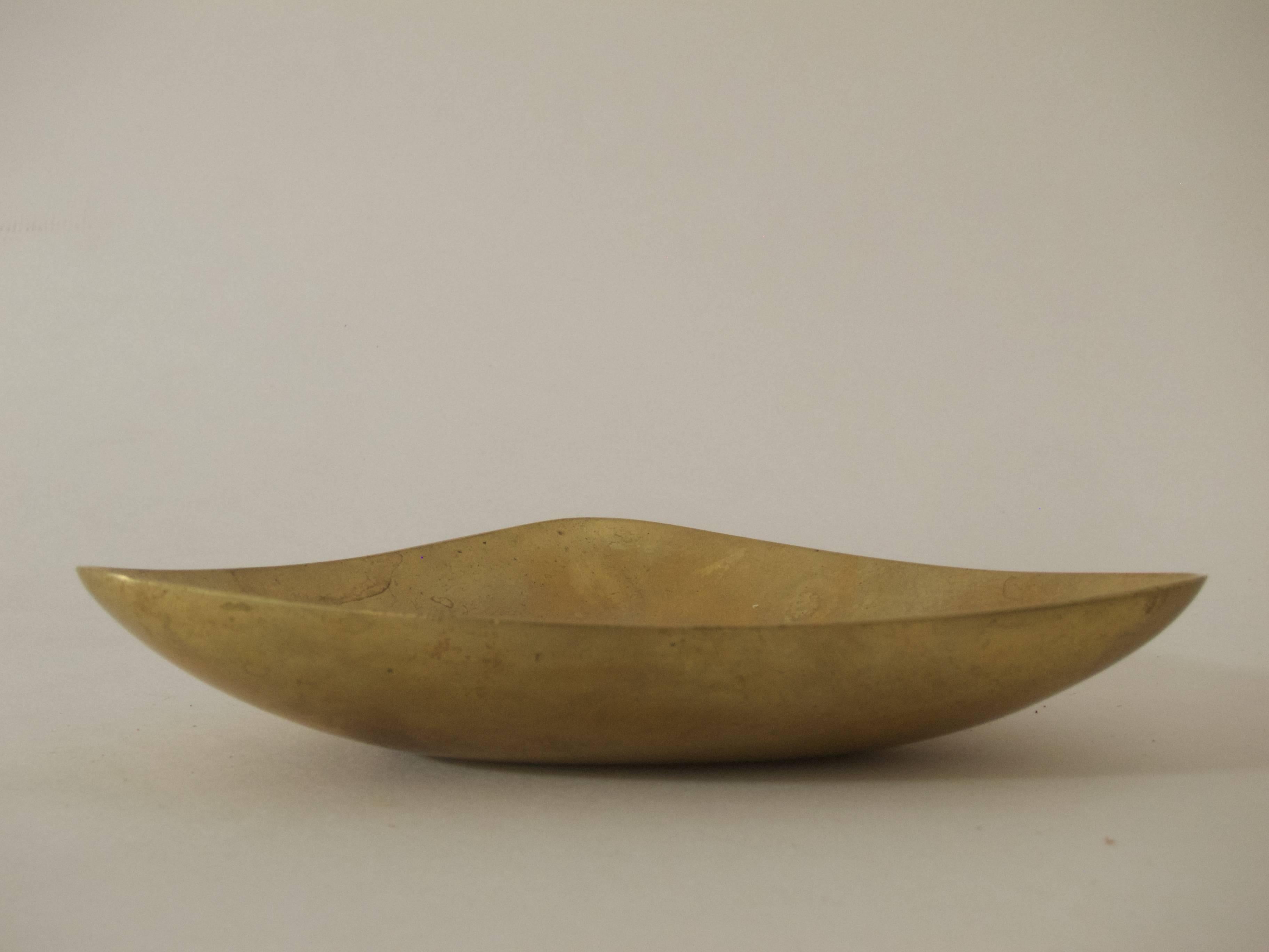 Small Brass Bowl by Carl Auböck 1